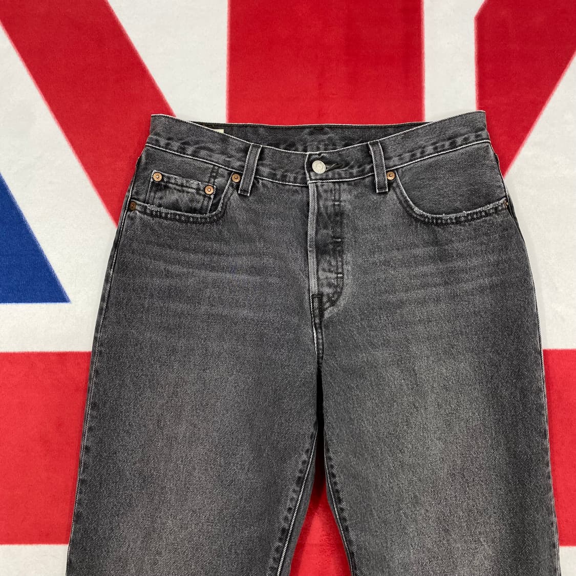 리바이스 501 흑청 데님팬츠 실측30 상품이미지2