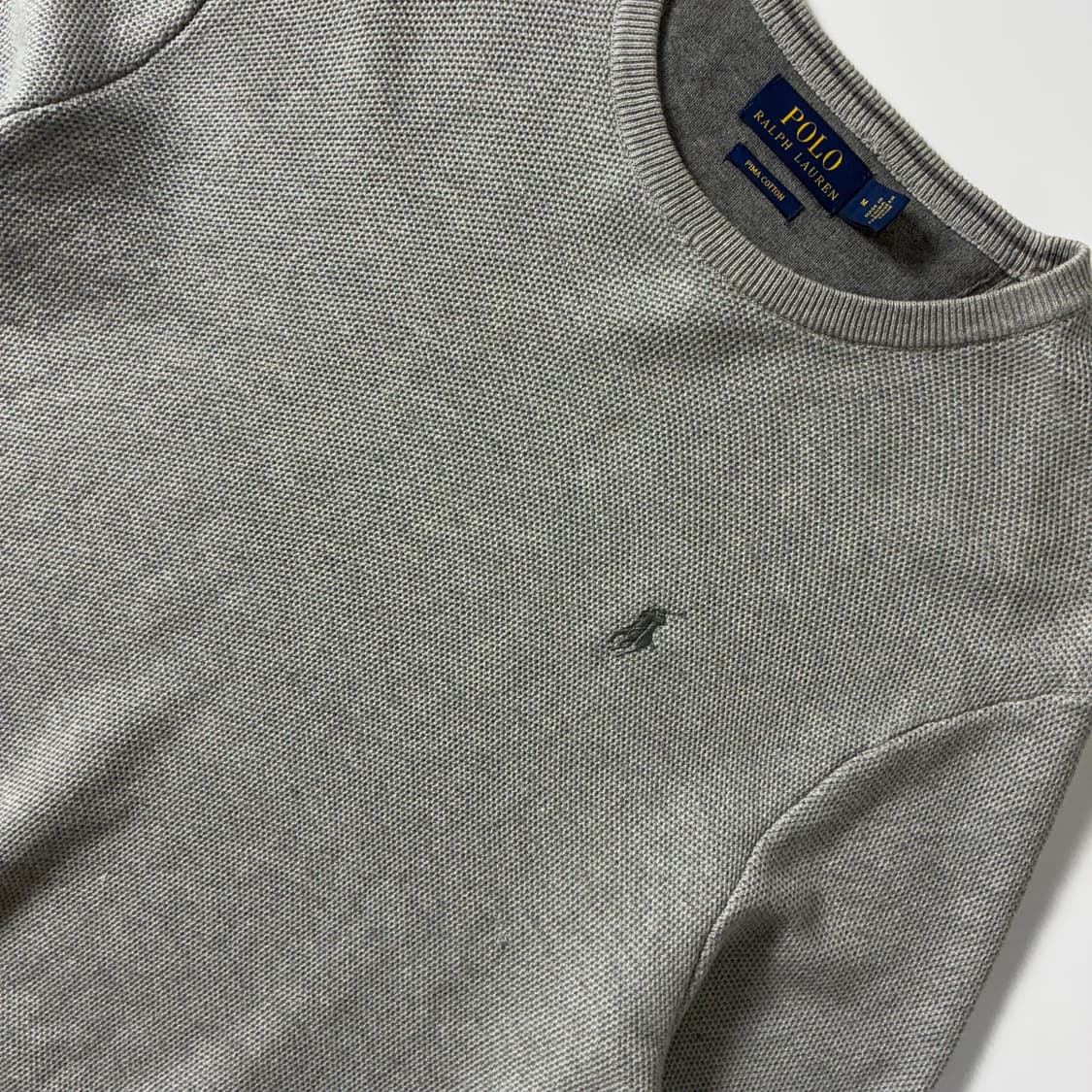 Polo 폴로 랄프로렌 신형 멜란지그레이 라운드 니트 상품이미지3