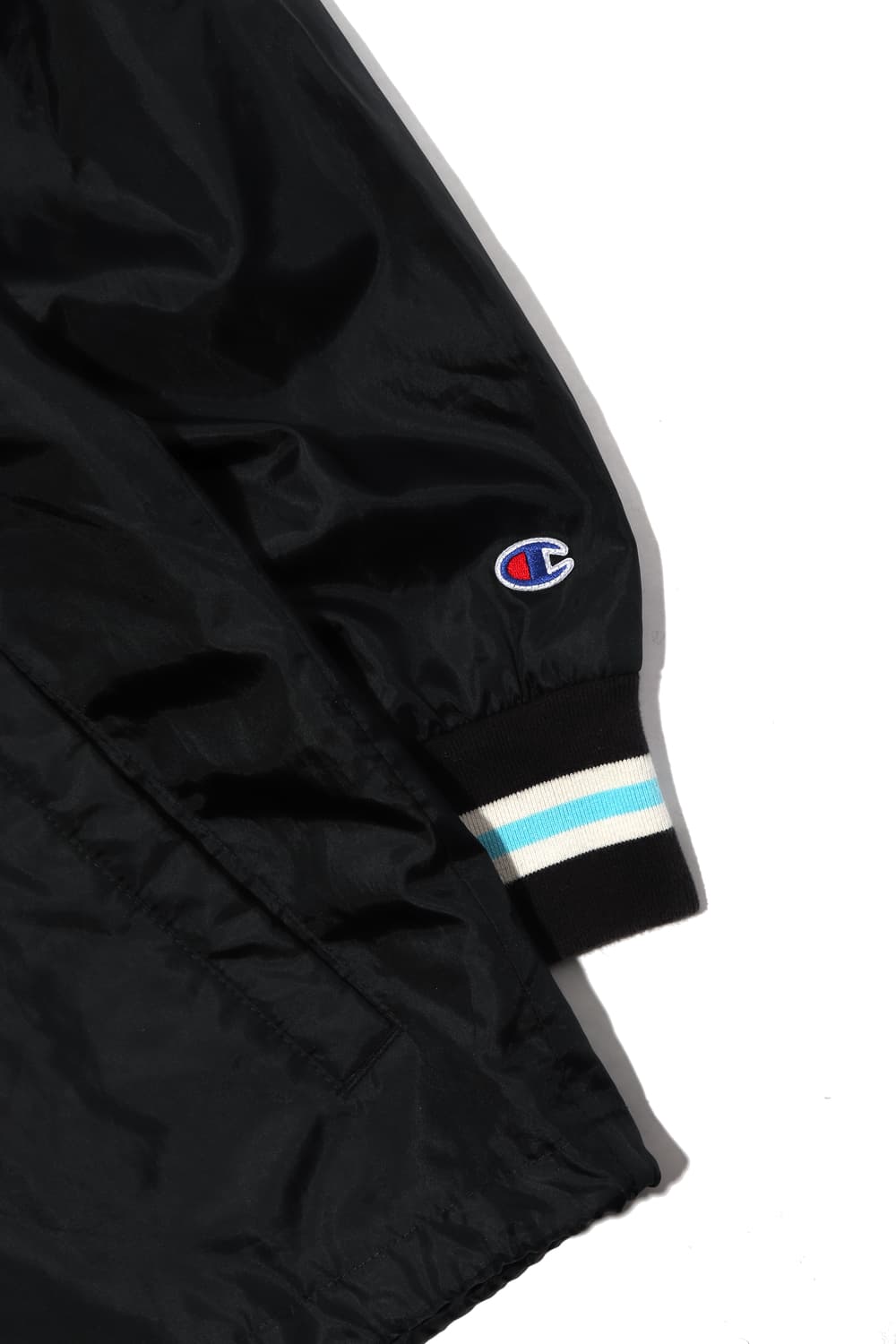 CHAMPION 바람막이 레이어드 후드 점퍼 size XL 상품이미지4