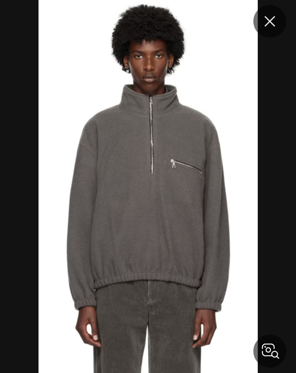 리에르 플리스 블랙,캐슬락  상품이미지2