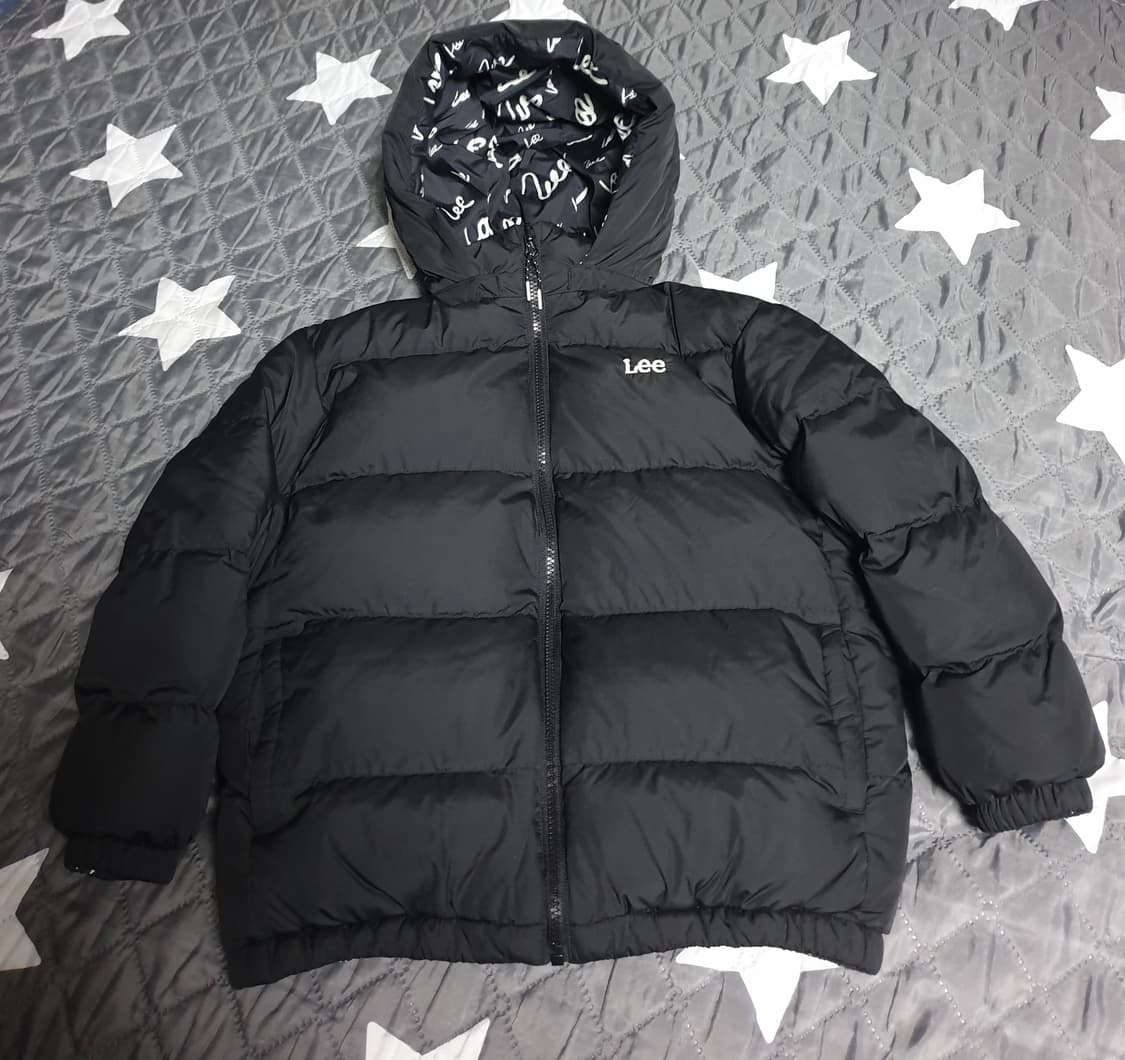 LEE 키즈 트위치 로고 레귤러핏 숏푸퍼 덕다운 리버시블 패딩 (145) 상품이미지1