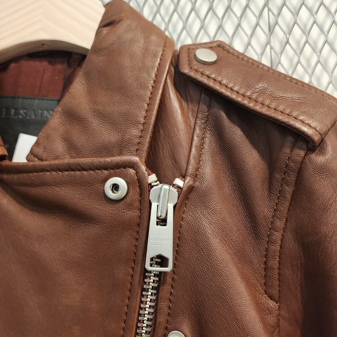 올세인츠 램스킨 바이커 쟈켓 상품이미지3