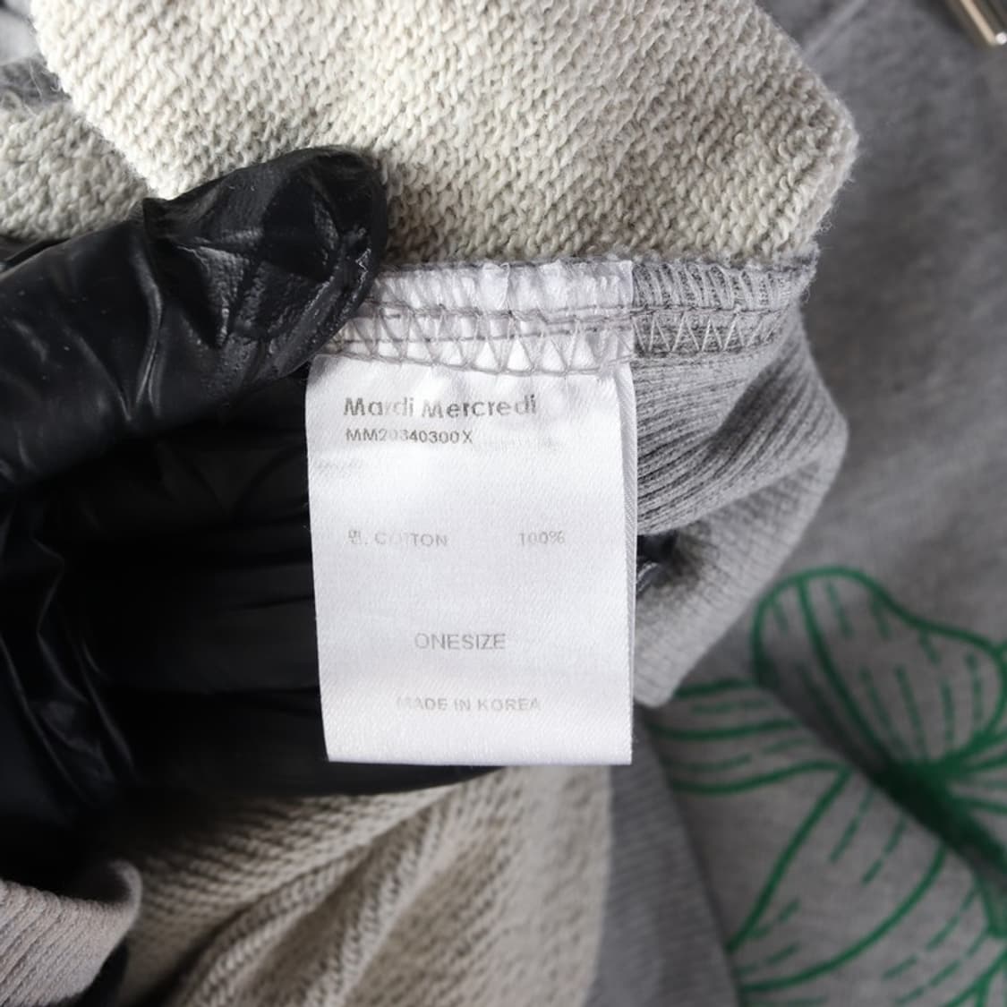 마르디 메크르디 플라워 패턴 후드티 ONE 상품이미지6