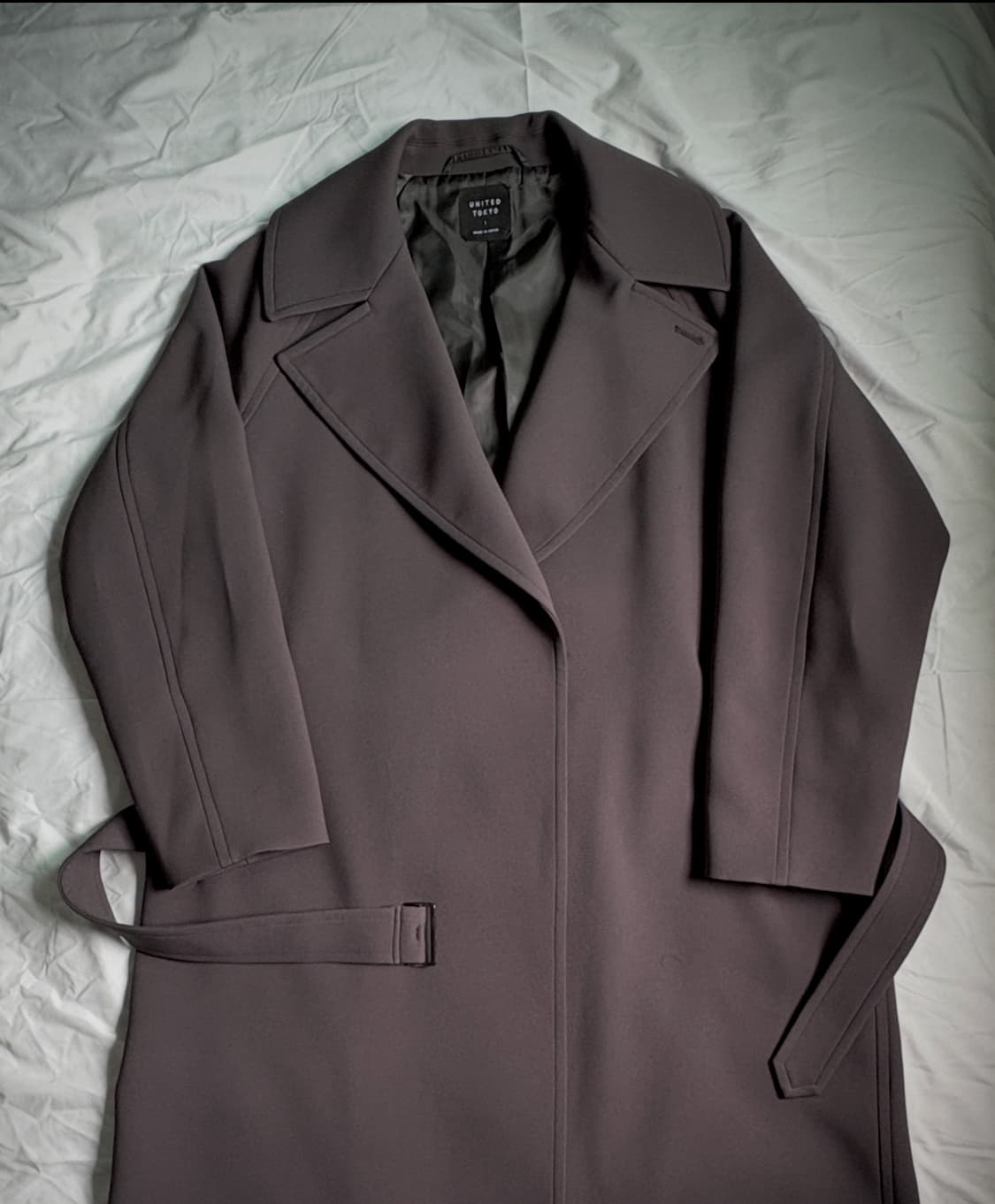 유나이티드도쿄 트렌치코트 다크그레이 상품이미지1