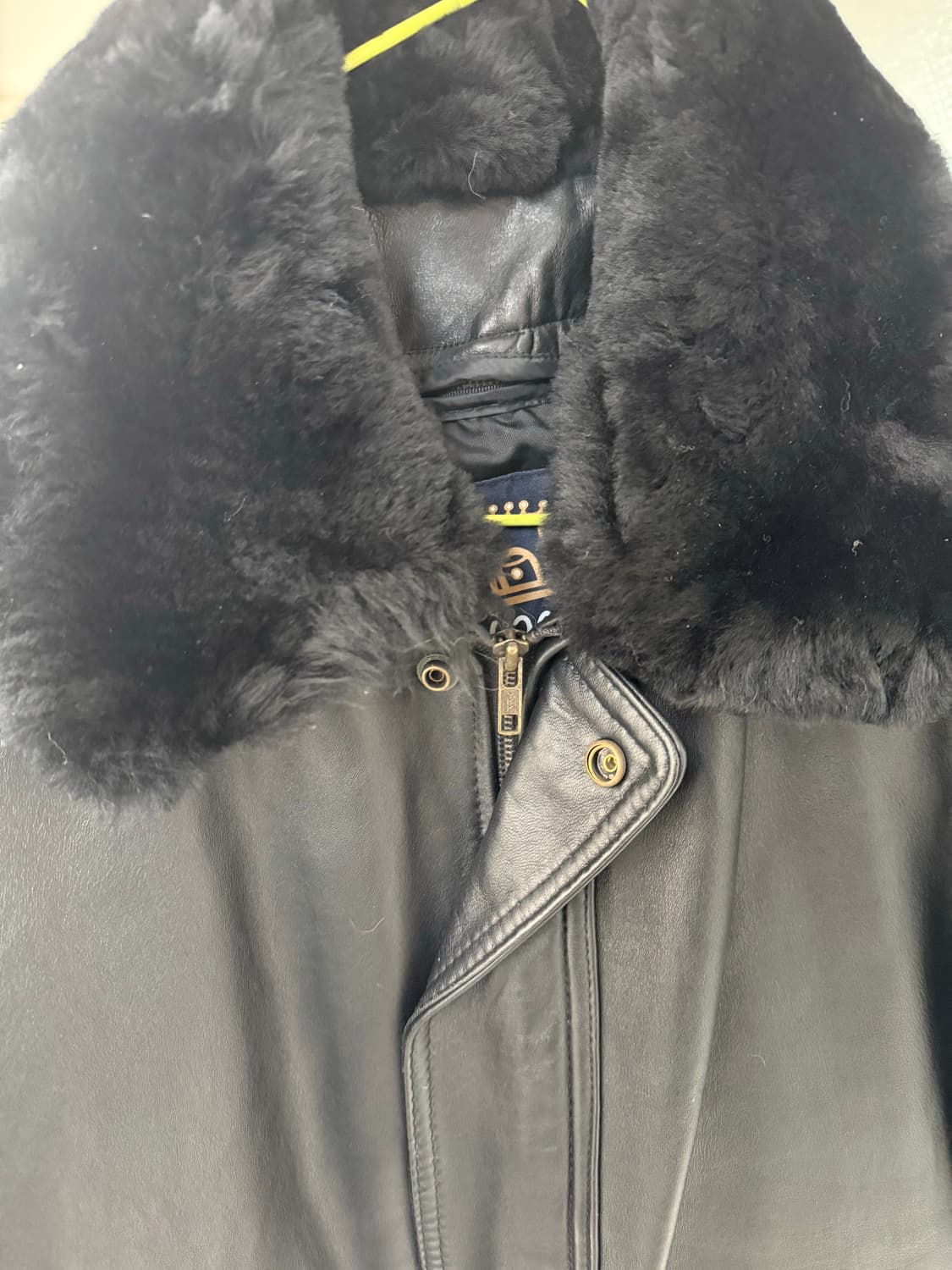 양가죽양털오리털자켓새것 상품이미지3