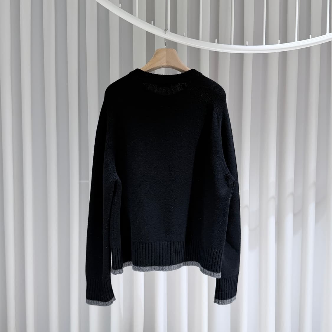 ( A+ / 3XL ) 디올 크리스찬 디올 아뜰리에 니트 스웨터 블랙 상품이미지5