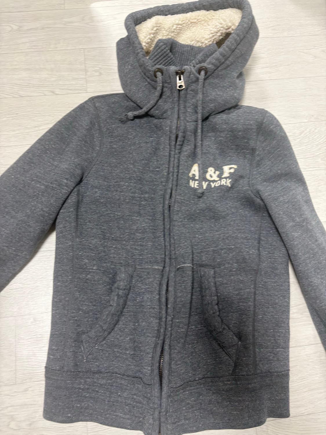 아베크롬비 양털 하이넥 후드집업 상품이미지2