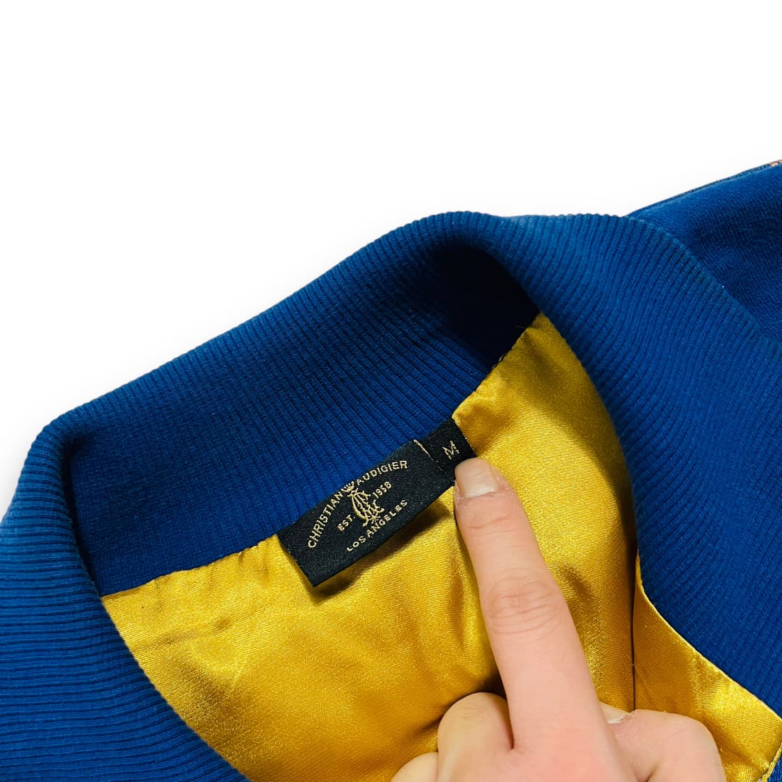 크리스찬 오디저 골드 라이언 킹 블루 투웨이 집업 상품이미지6