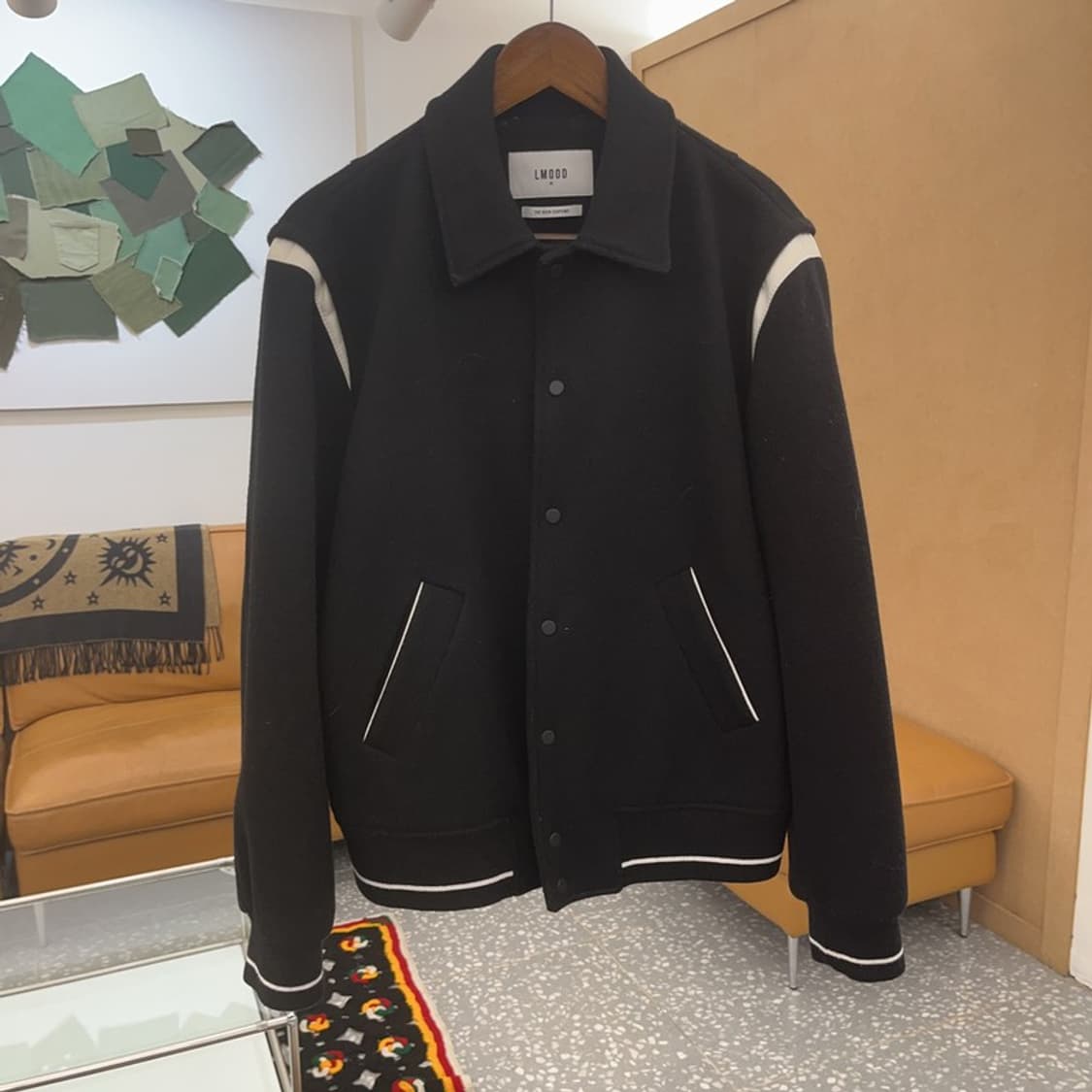 엘무드 컨템포러리 모던 바시티 자켓 48 C06878 상품이미지3