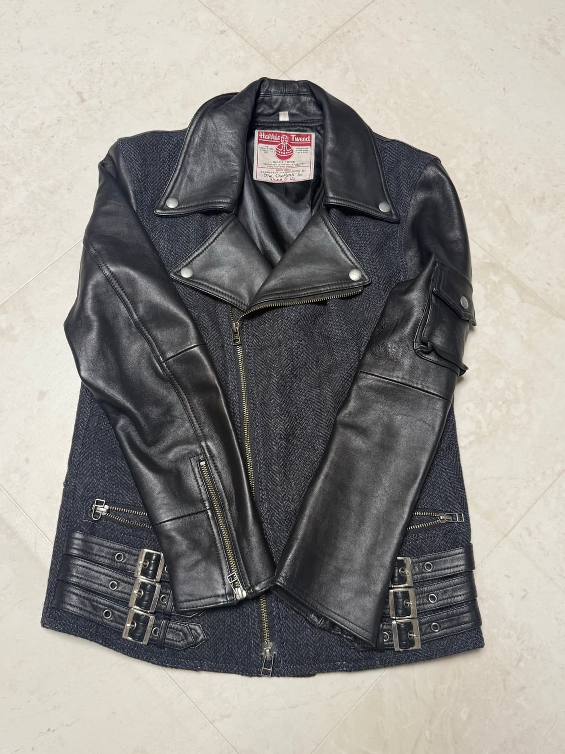 해리스 트위드 라이더 자켓 상품이미지2