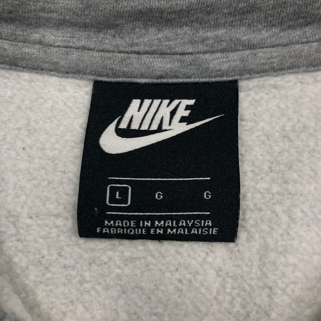 나이키 그레이 컬러 퓨추라 스몰 로고 후드 집업 상품이미지3