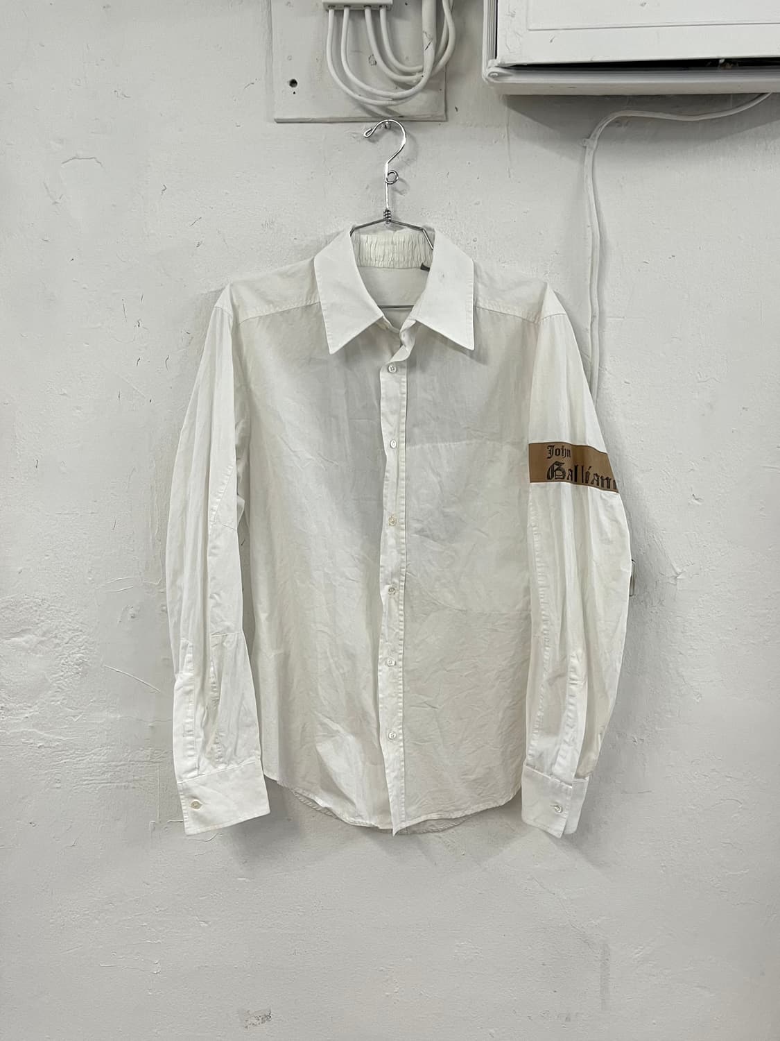 존갈리아노 2006SS 런웨이 아카이브 스컬 셔츠 상품이미지2