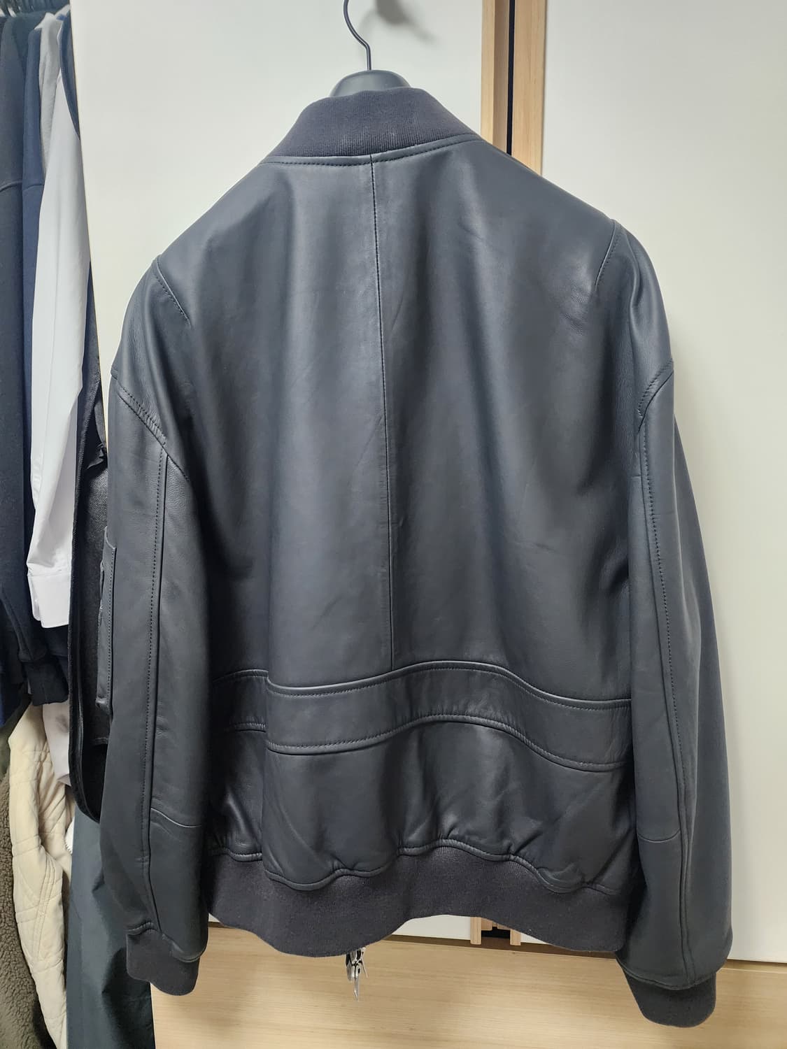 [L]올세인츠 램스킨 ma-1가죽자켓 상품이미지3