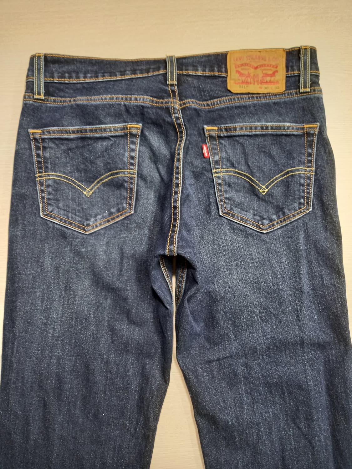 31 리바이스511 워싱 스판 슬림일자진 진청 31-468 상품이미지4