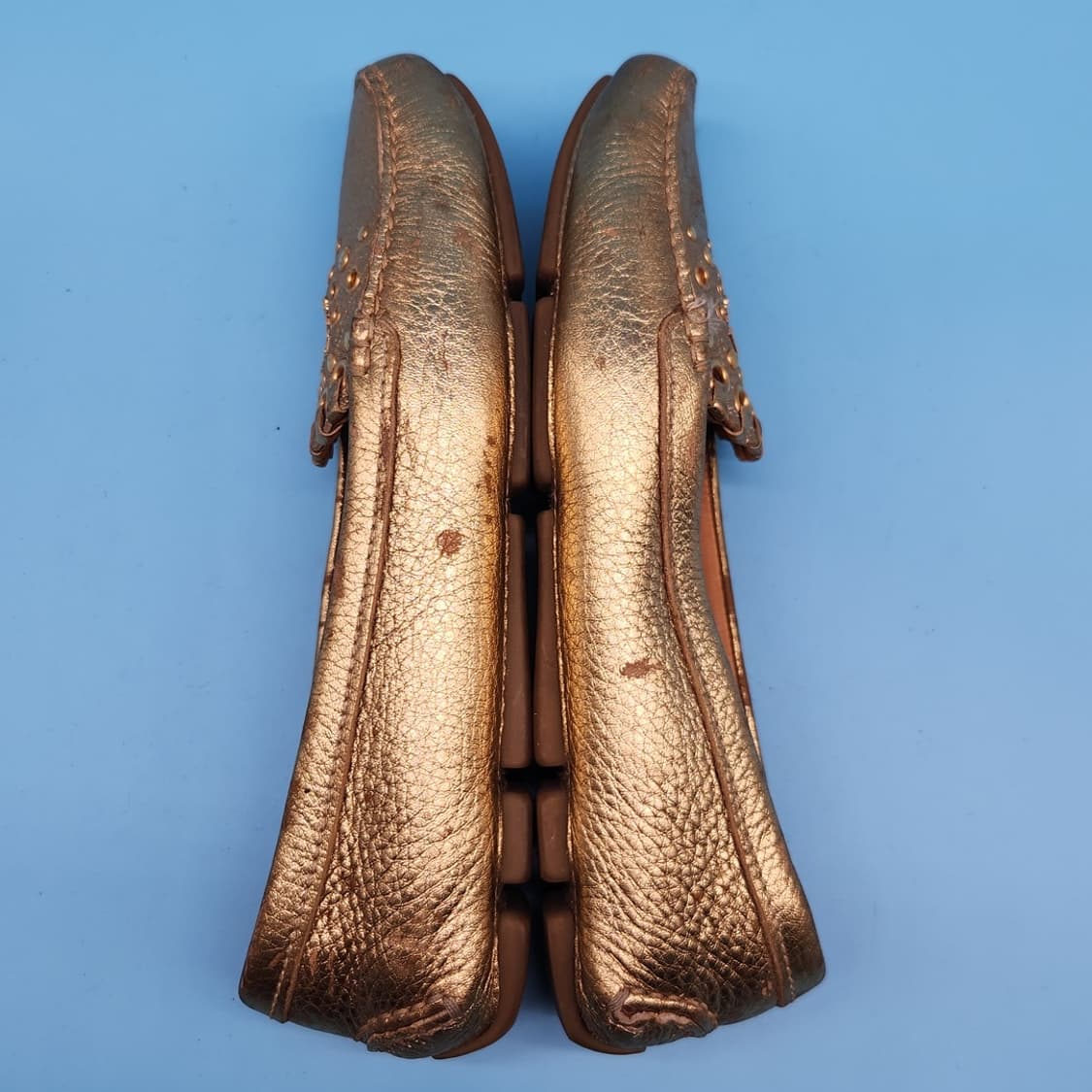 ooo 프라다 골드  여성로퍼 35 230 상품이미지5