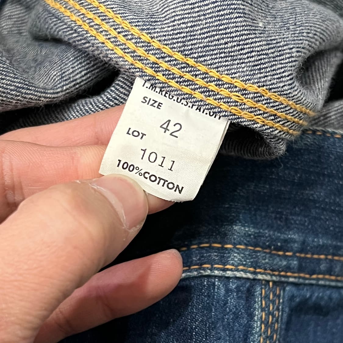  리 카우보이 G잔 데님 트러커 자켓 y15149 상품이미지7