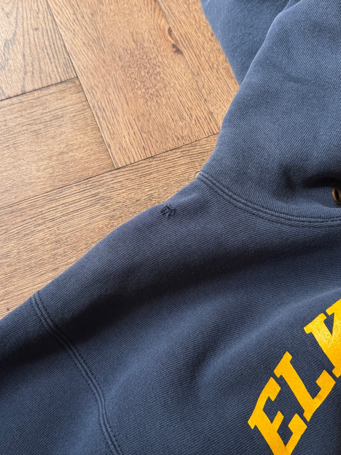 [L]80's 챔피온 리버스위브 베이스볼 후드 티셔츠 상품이미지5