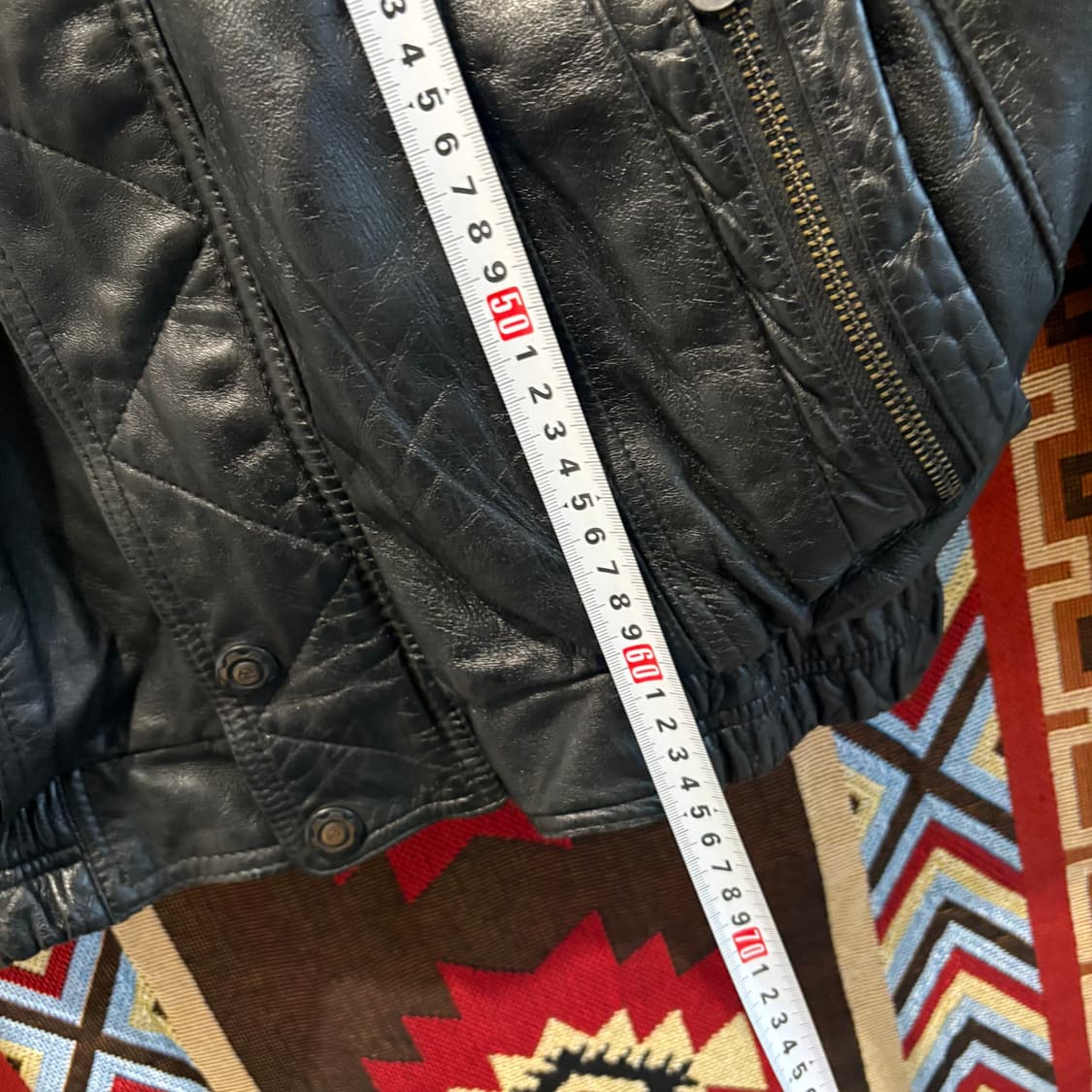 빈티지 양가죽 봄버 포켓 자켓 상품이미지8