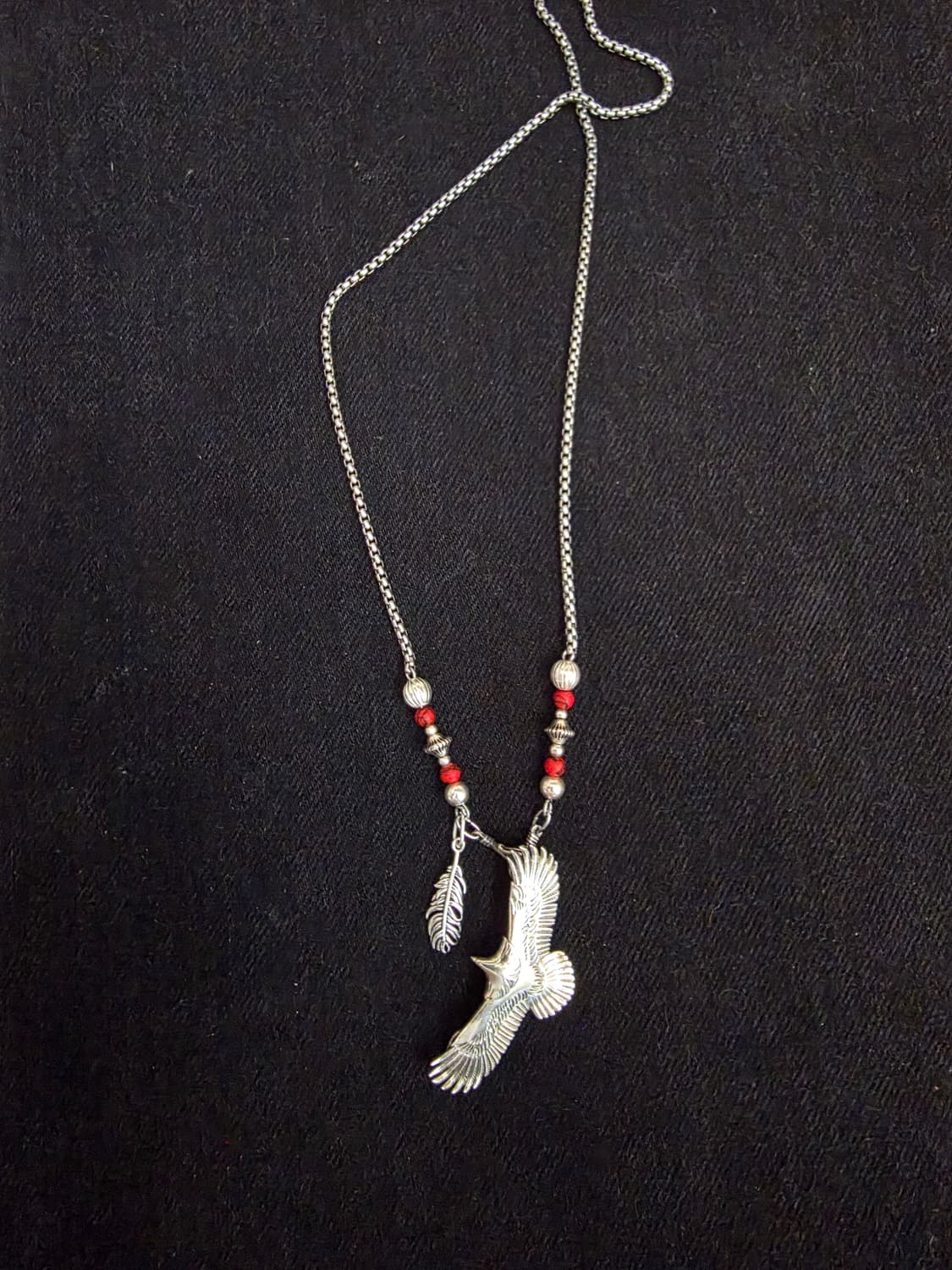 3Cross silver egle Navaho nacklace 상품이미지1
