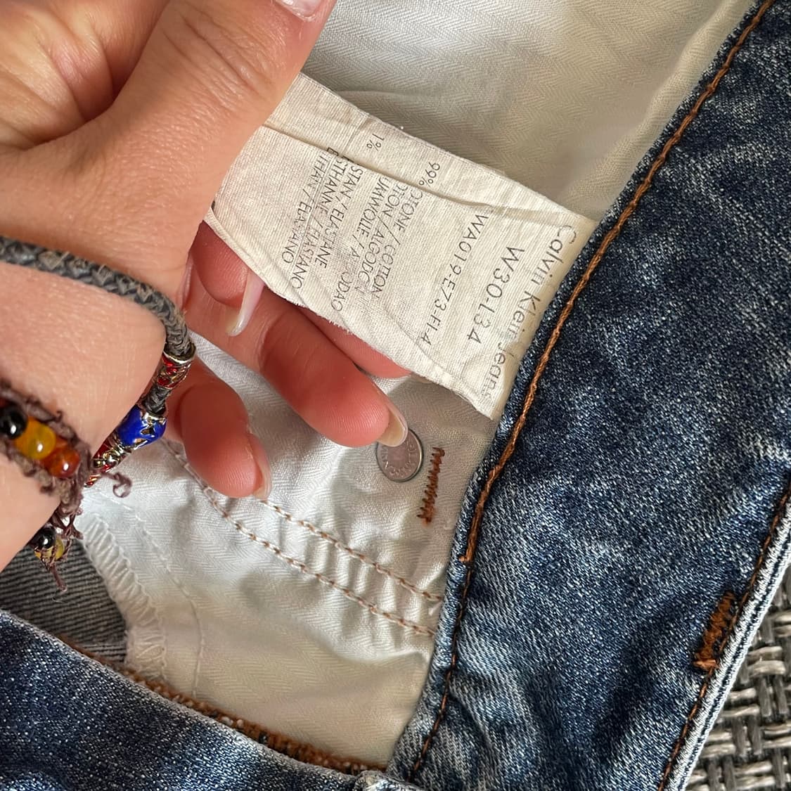 (30) 캘빈클라인진 연청 데님팬츠 상품이미지5