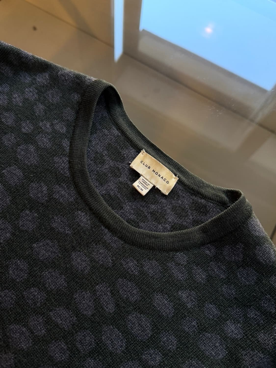 클럽모나코 메리노울 니트 100 상품이미지8