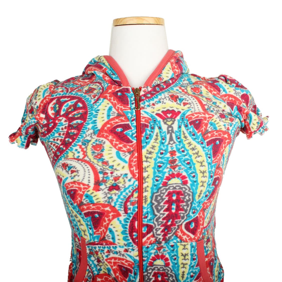 쥬시꾸뛰르 멀티프린트 집업 후드 점퍼 (66) 상품이미지5