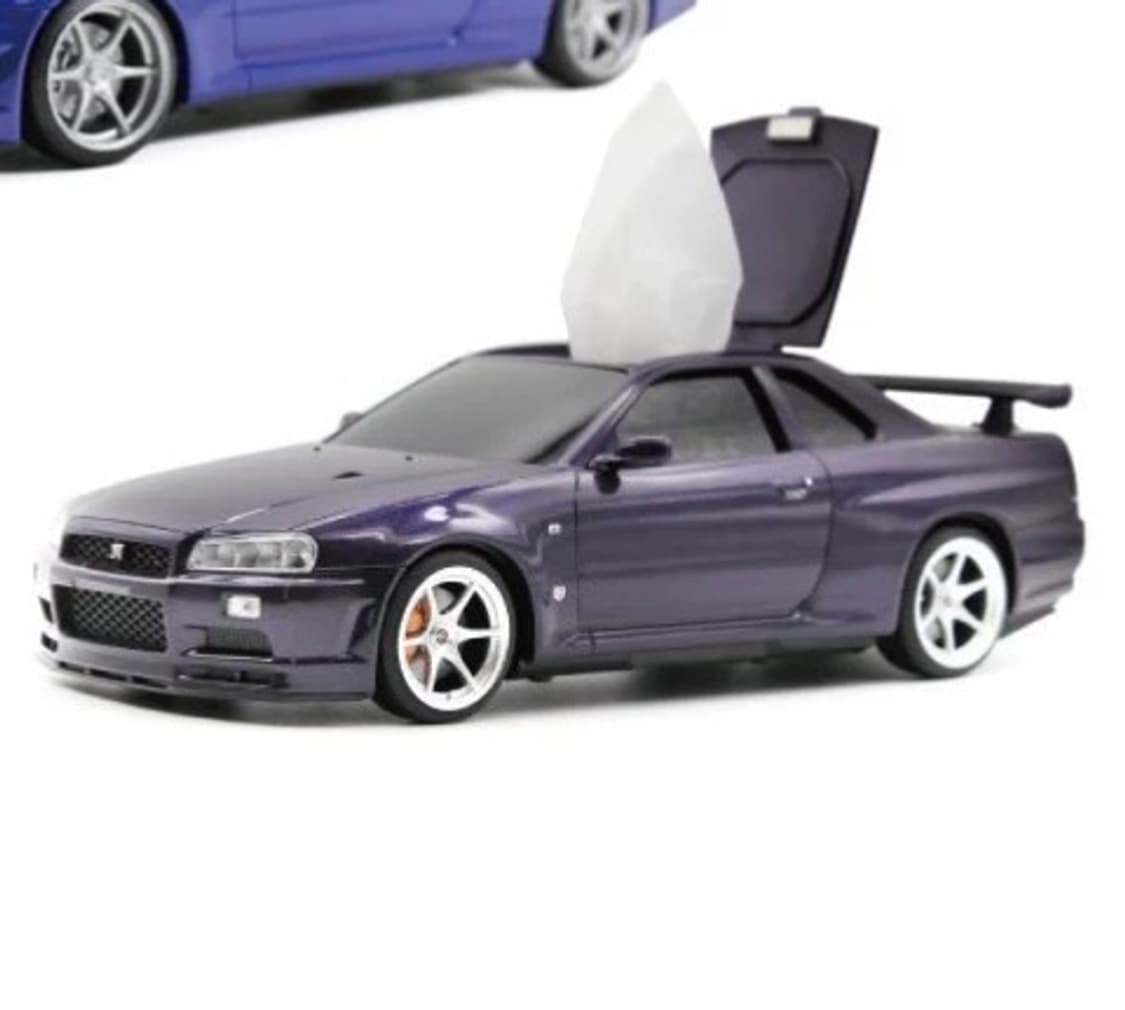 닛산스카이라인 GT-R R34 티슈 케이스(퍼플) 상품이미지1
