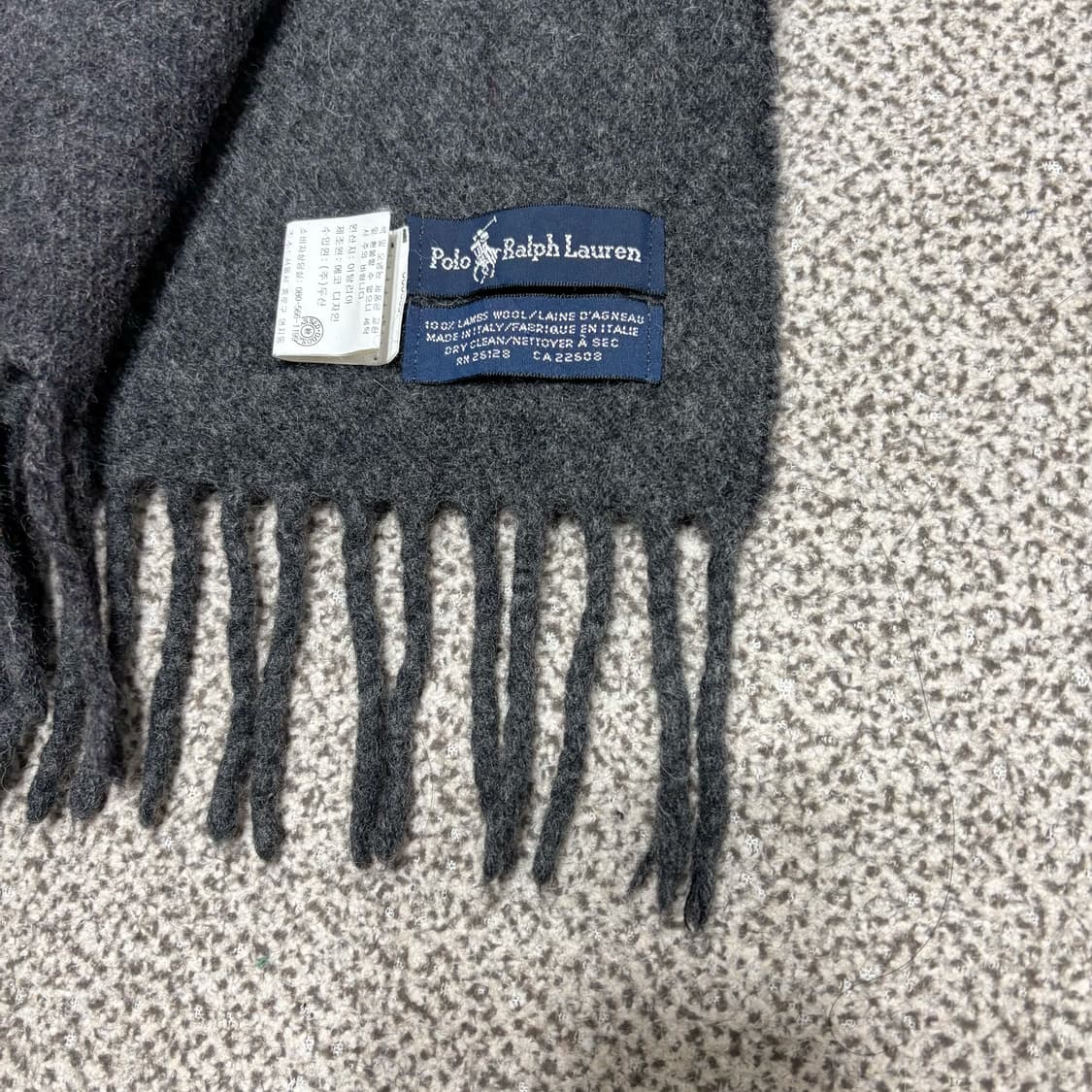 [택포,램스울100] 폴로 랄프로렌 이태리 머플러 목도리 [A+] 상품이미지3