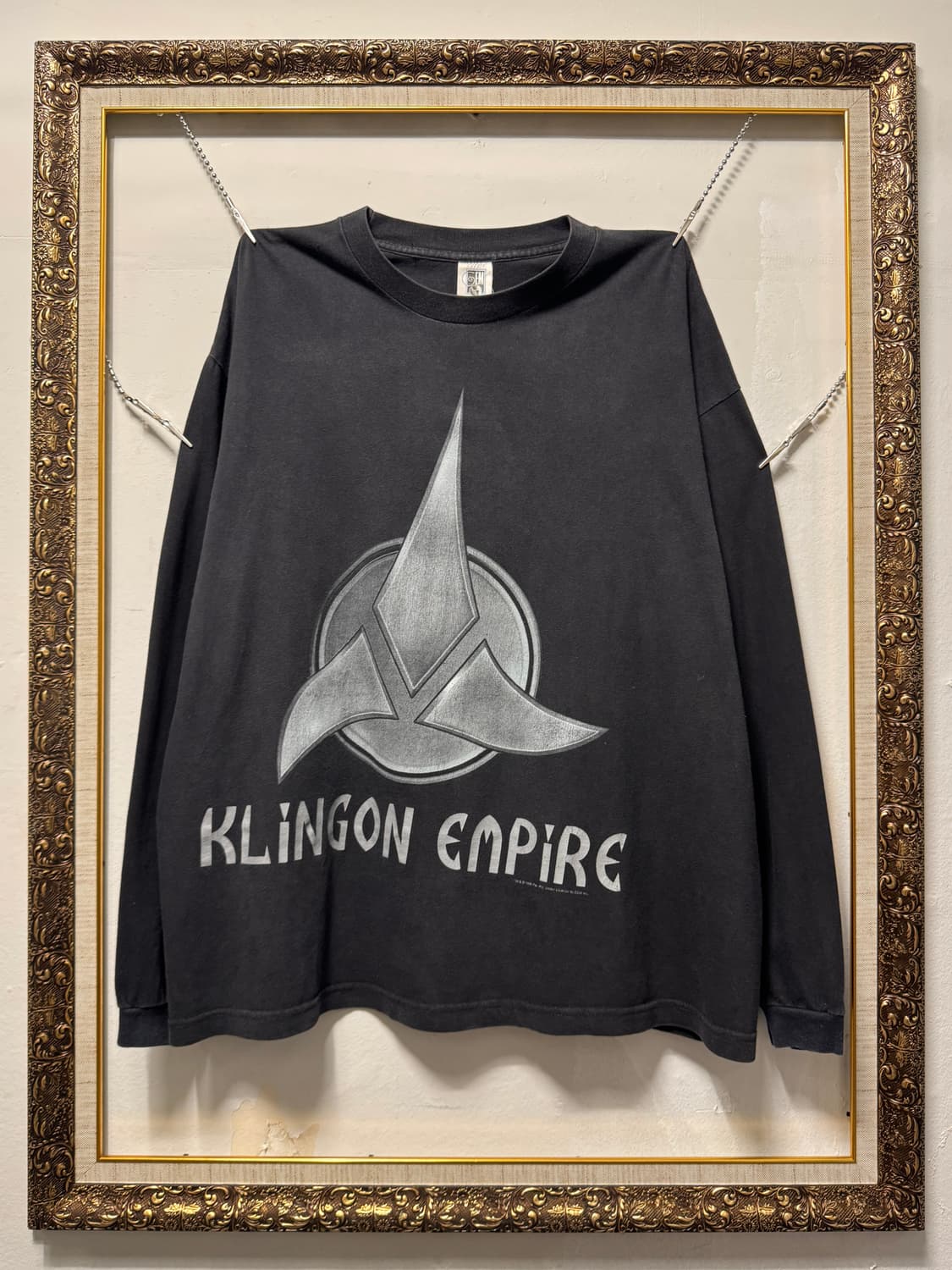 빈티지 90s STARTREK KLINGON EMPIRE 롱슬리브 상품이미지1