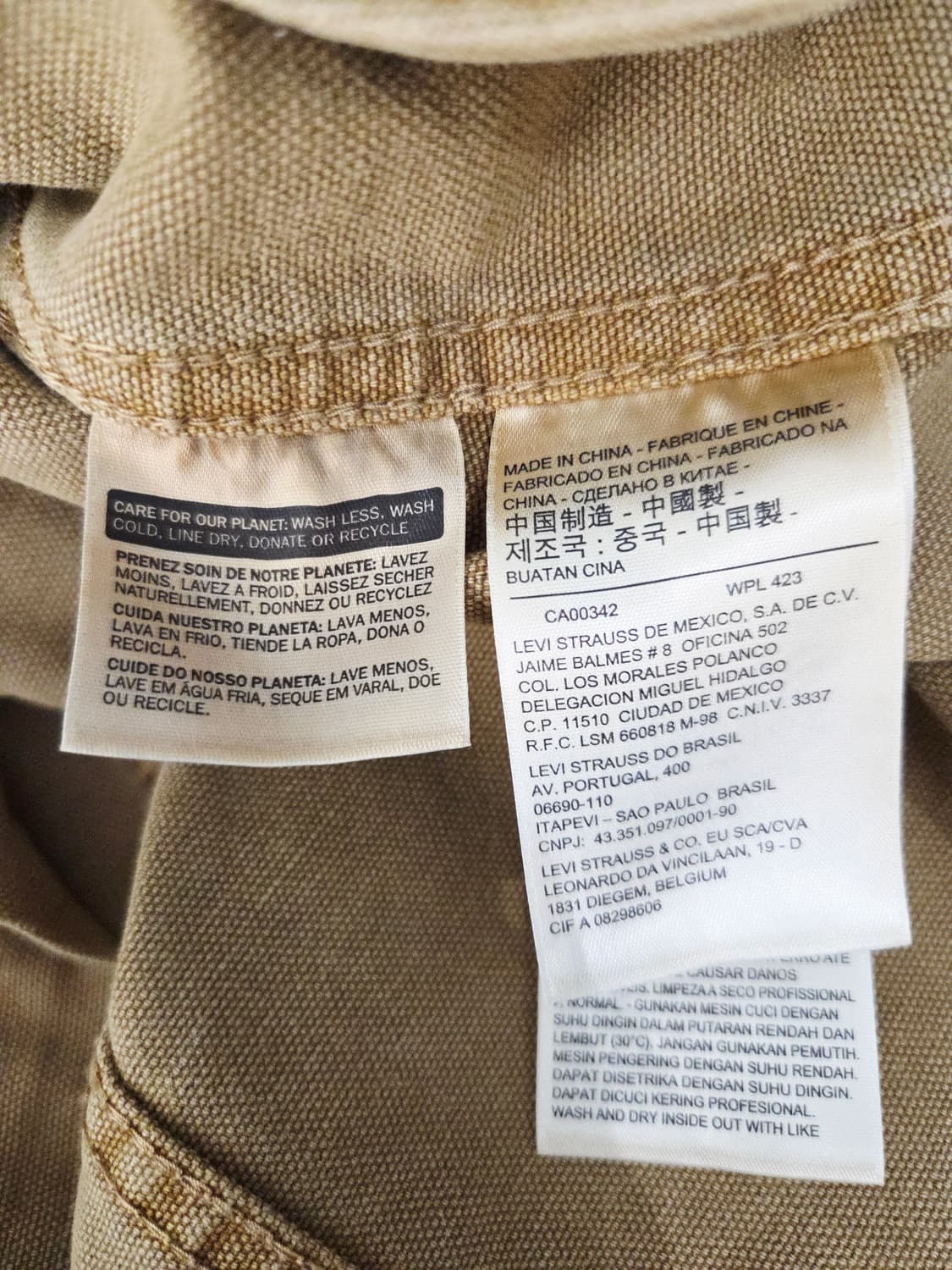 리바이스(Levi's) 캔버스 워크 자켓 초어 코트 상품이미지8