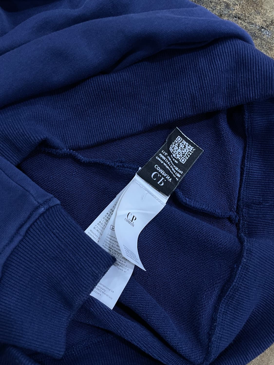 CP컴퍼니/빈티지네이비 맨투맨티(S) 상품이미지5