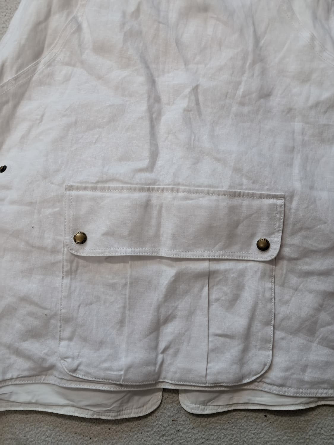 바나나리퍼블릭  헤리티지 리넨 리버 베스트 상품이미지7