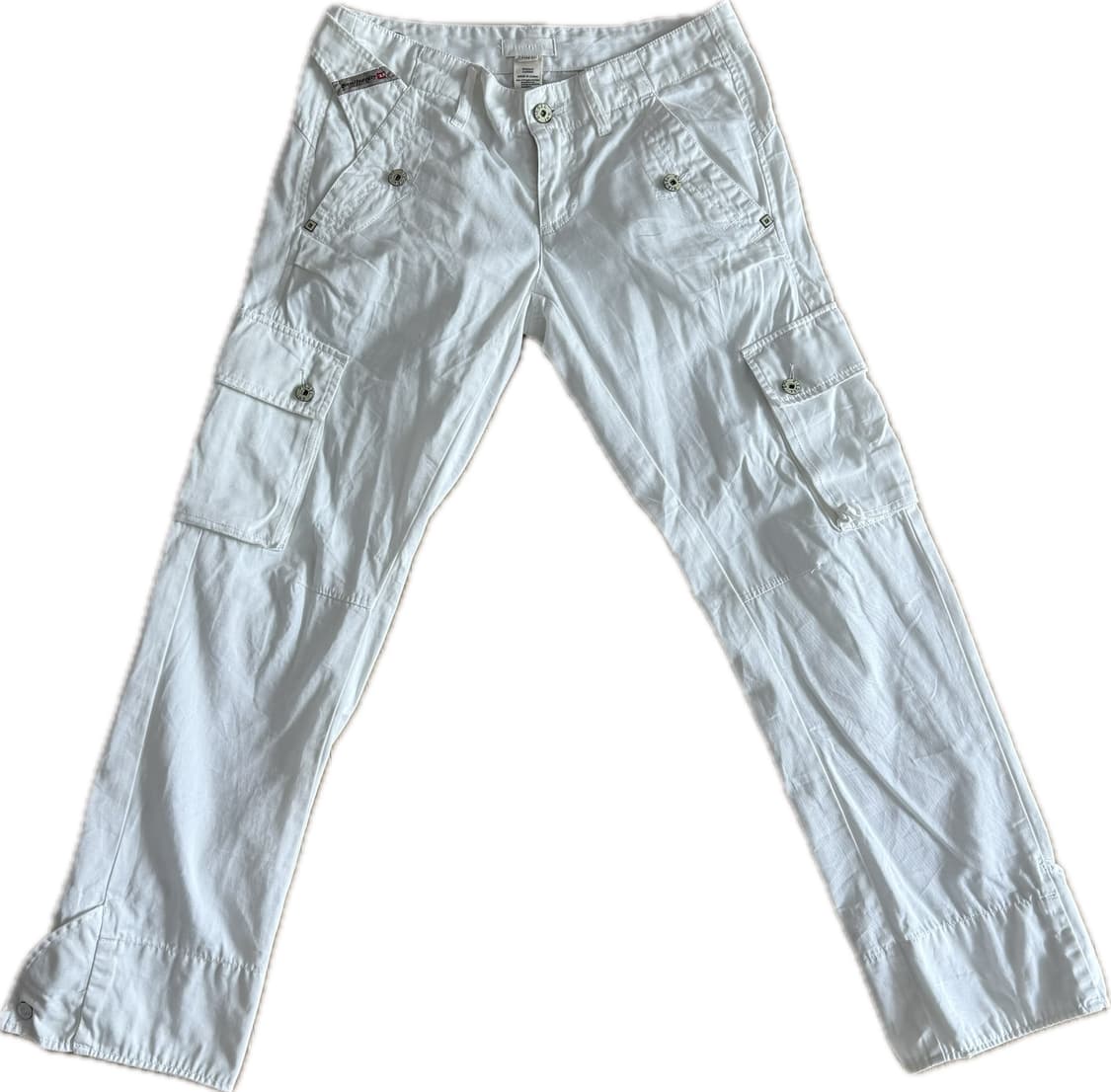 디젤인더스트리 화이트 코튼진 28 상세사이즈ㅇ 상품이미지1