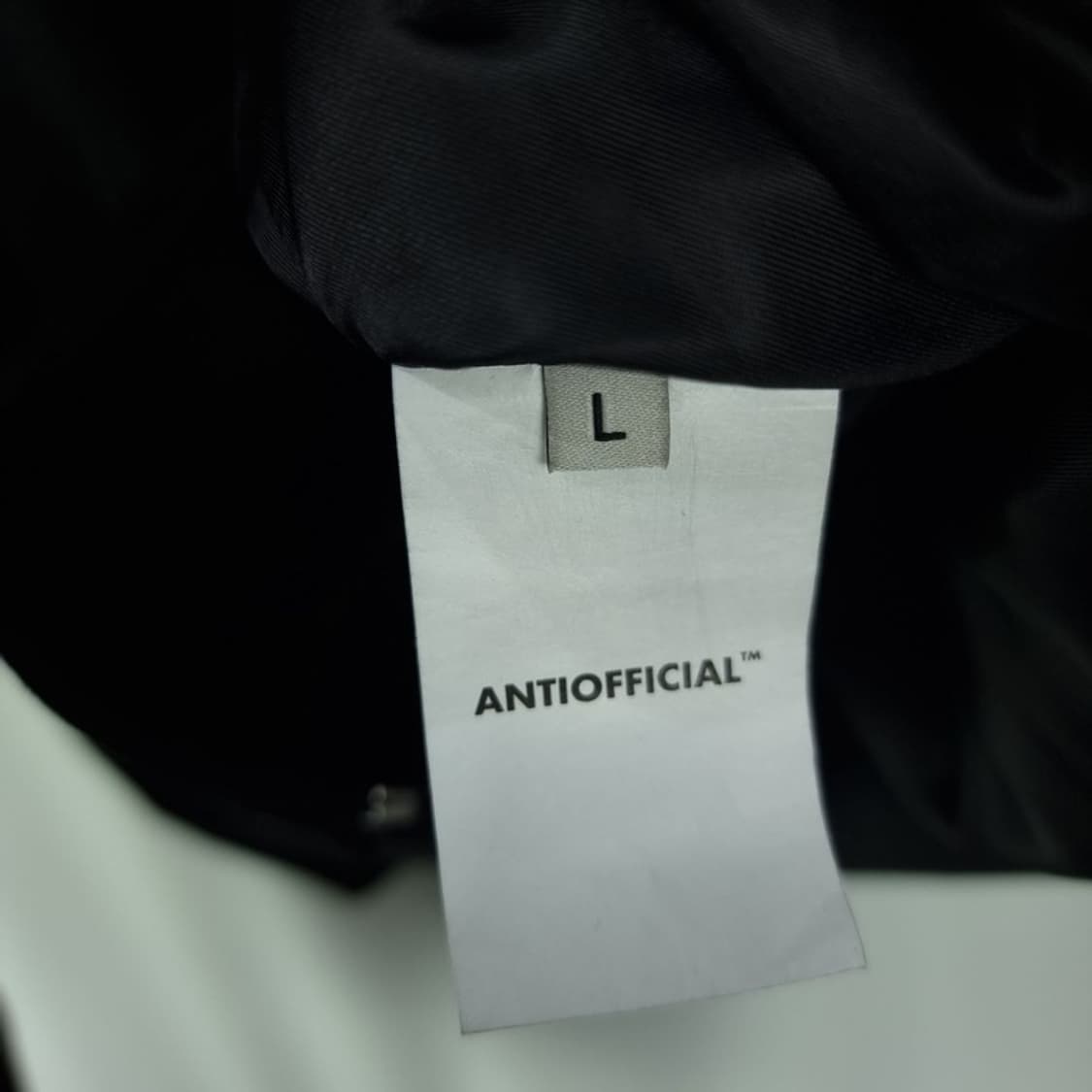 [빈티지] 턱 라인 오버핏 블루종 자켓 블랙 M18760 상품이미지7