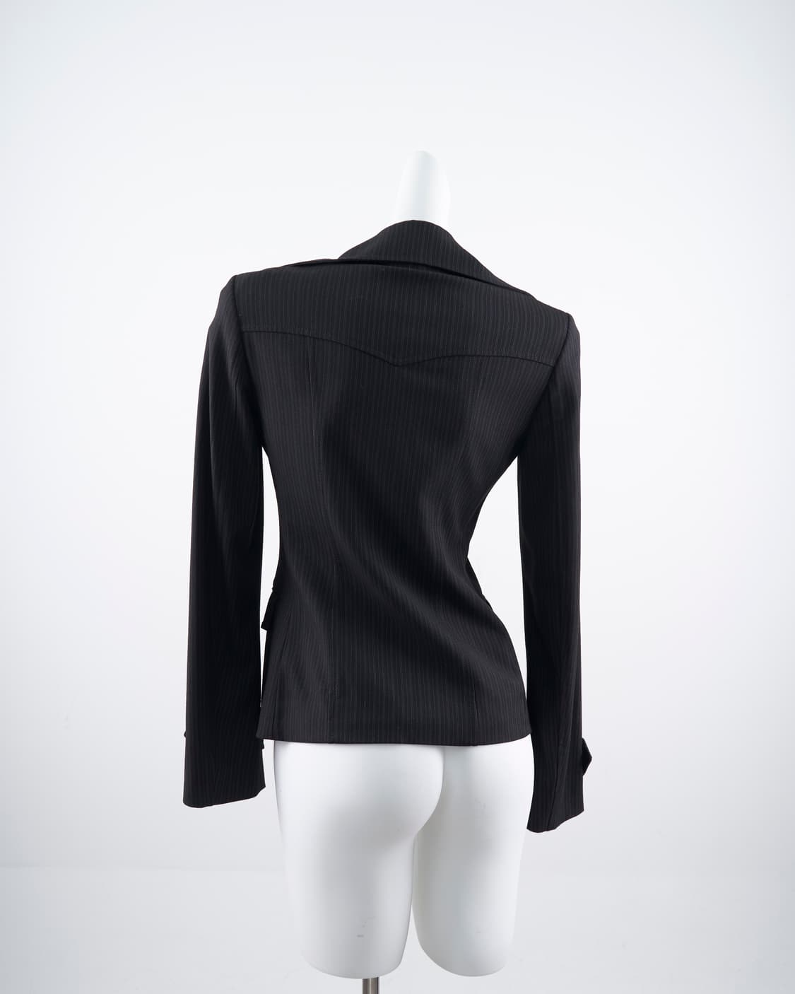 Benetton 핀스트라이프 버튼 블레이저 자켓 상품이미지2