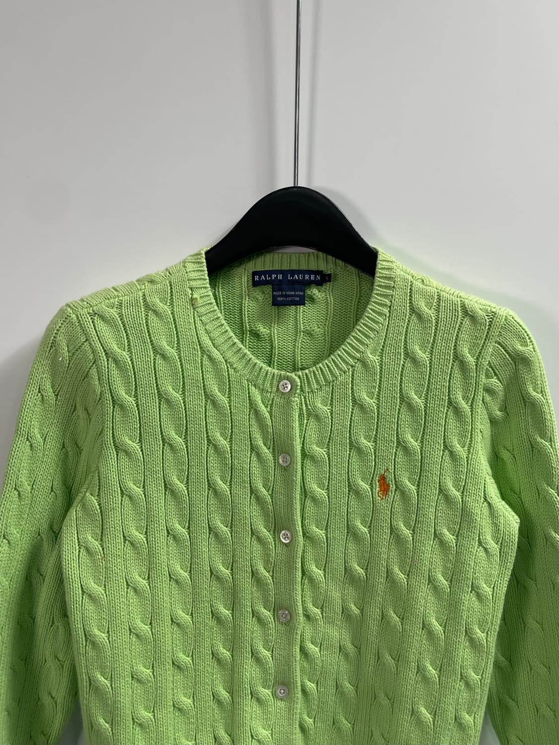 폴로 랄프로렌  우먼스 7부 라운드 가디건 (on.264)   상품이미지2