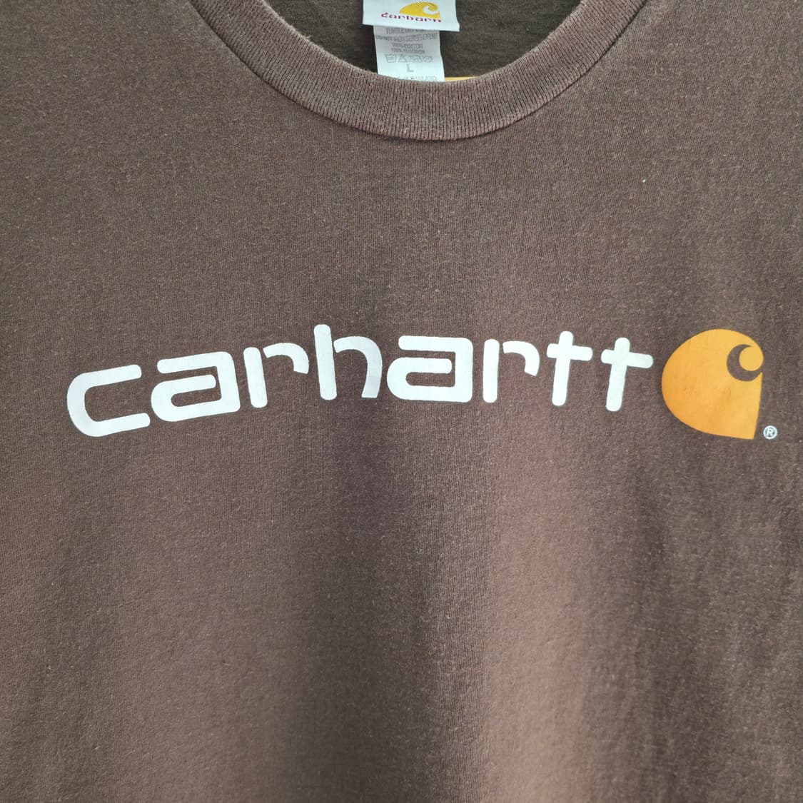 [L] 칼하트 브라운 반팔티 상품이미지4