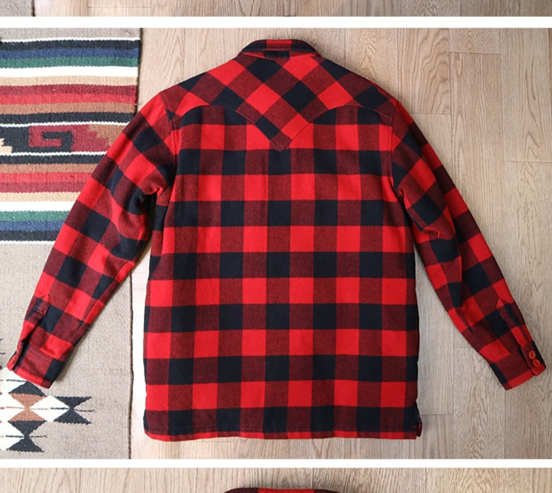 04S LEVIS 리바이스 61069 타탄 체크 울 자켓

L 상품이미지6