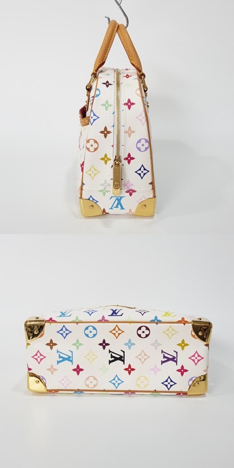 루이비통 M92663 모노그램 멀티 화이트 트루빌 토트백 상품이미지4