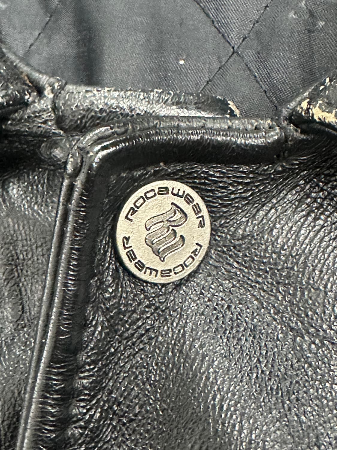 00s 로카웨어 레더 자켓 2XL 상품이미지5