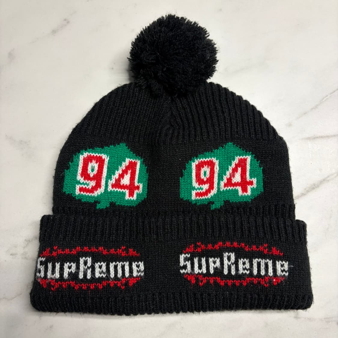 올드 슈프림 Supreme 17FW 94 리프 비니 아카이브 OS 상품이미지3