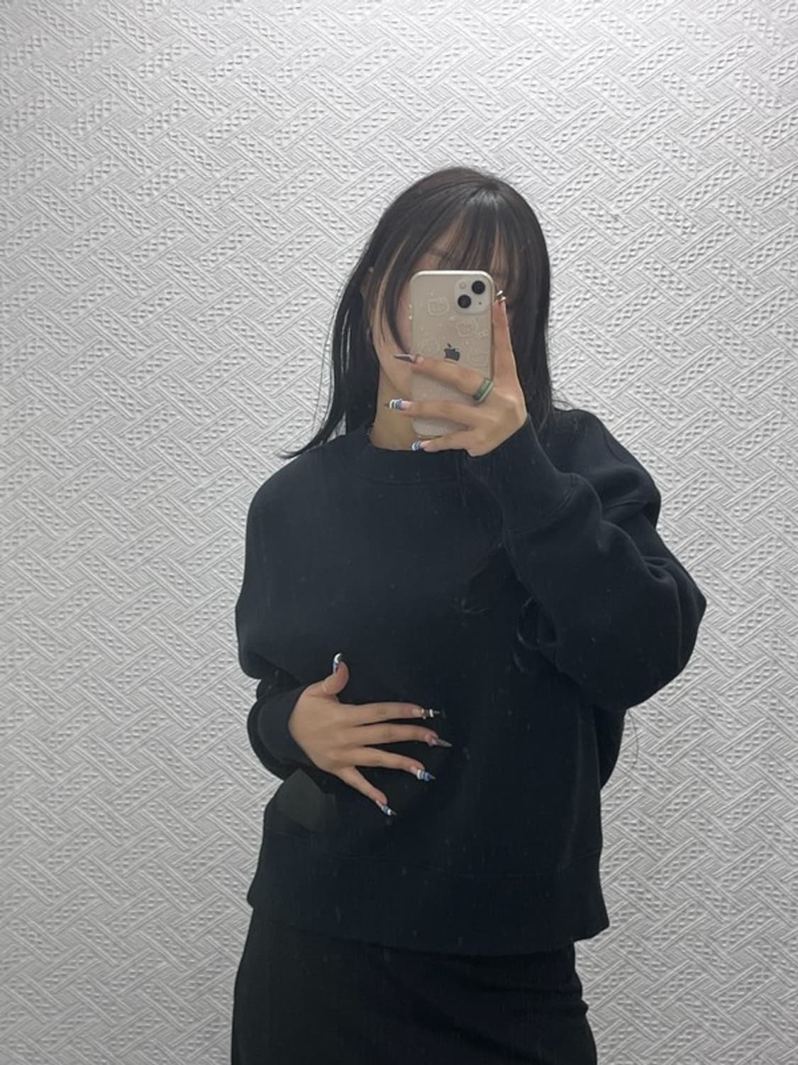 아미 AMI 블랙라벨 약기모 숏 스웻셔츠 맨투맨 105 C06057 상품이미지2