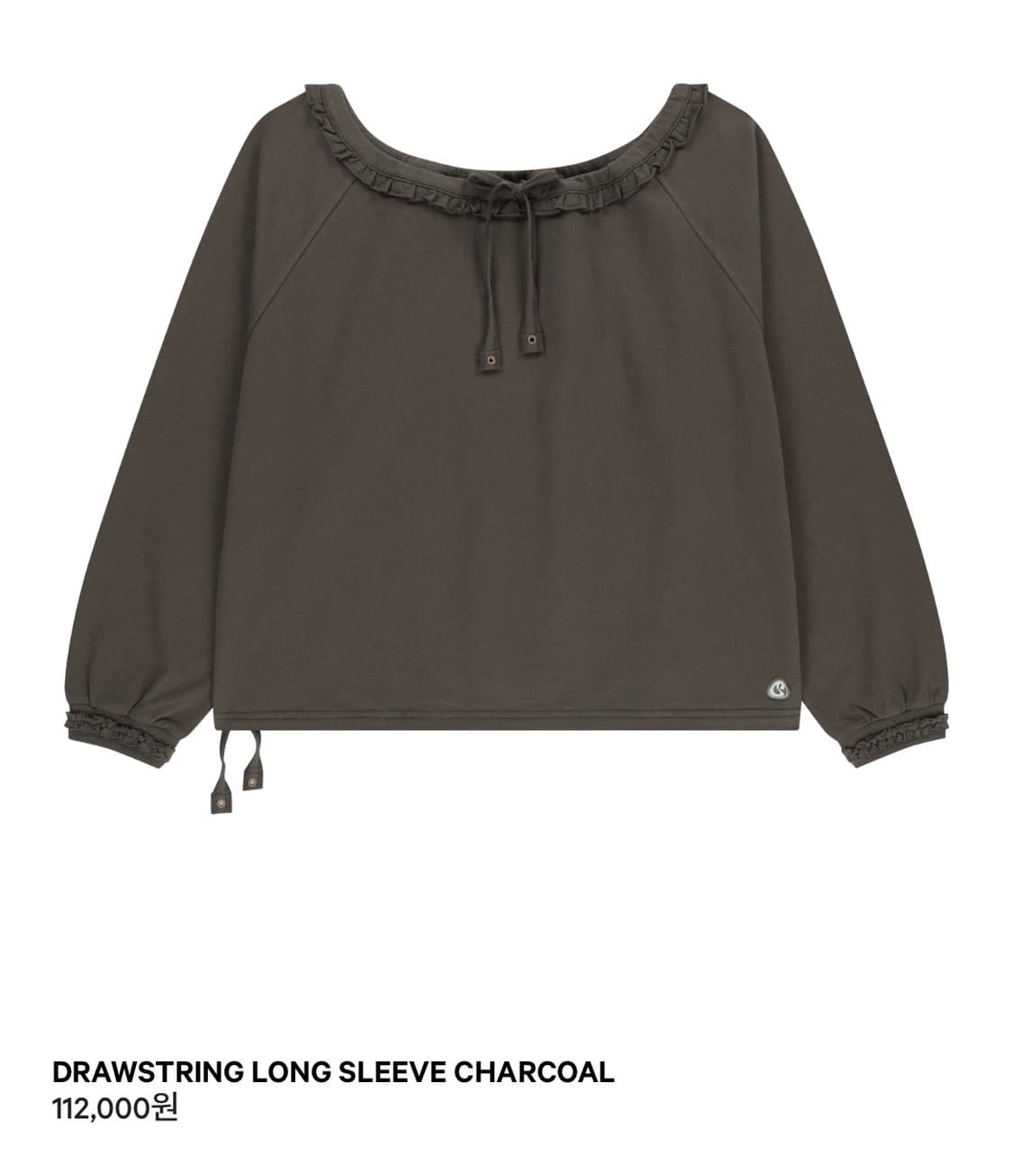 코이세이오 드로우스트링 롱슬리브 상품이미지1