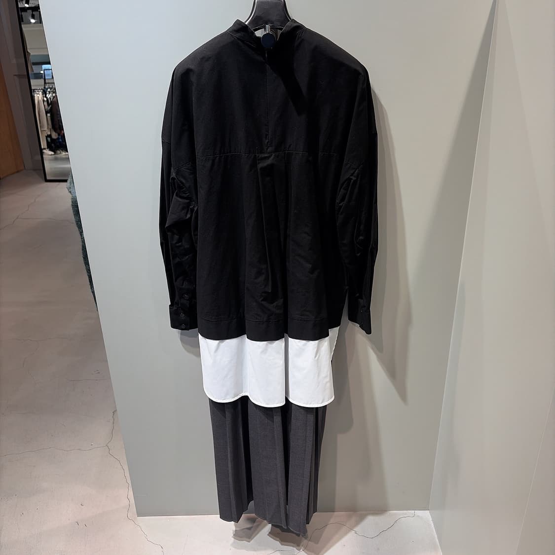 (정품/새상품) ENFOLD 엔폴드 블랙 레이어드 드레스 상품이미지4