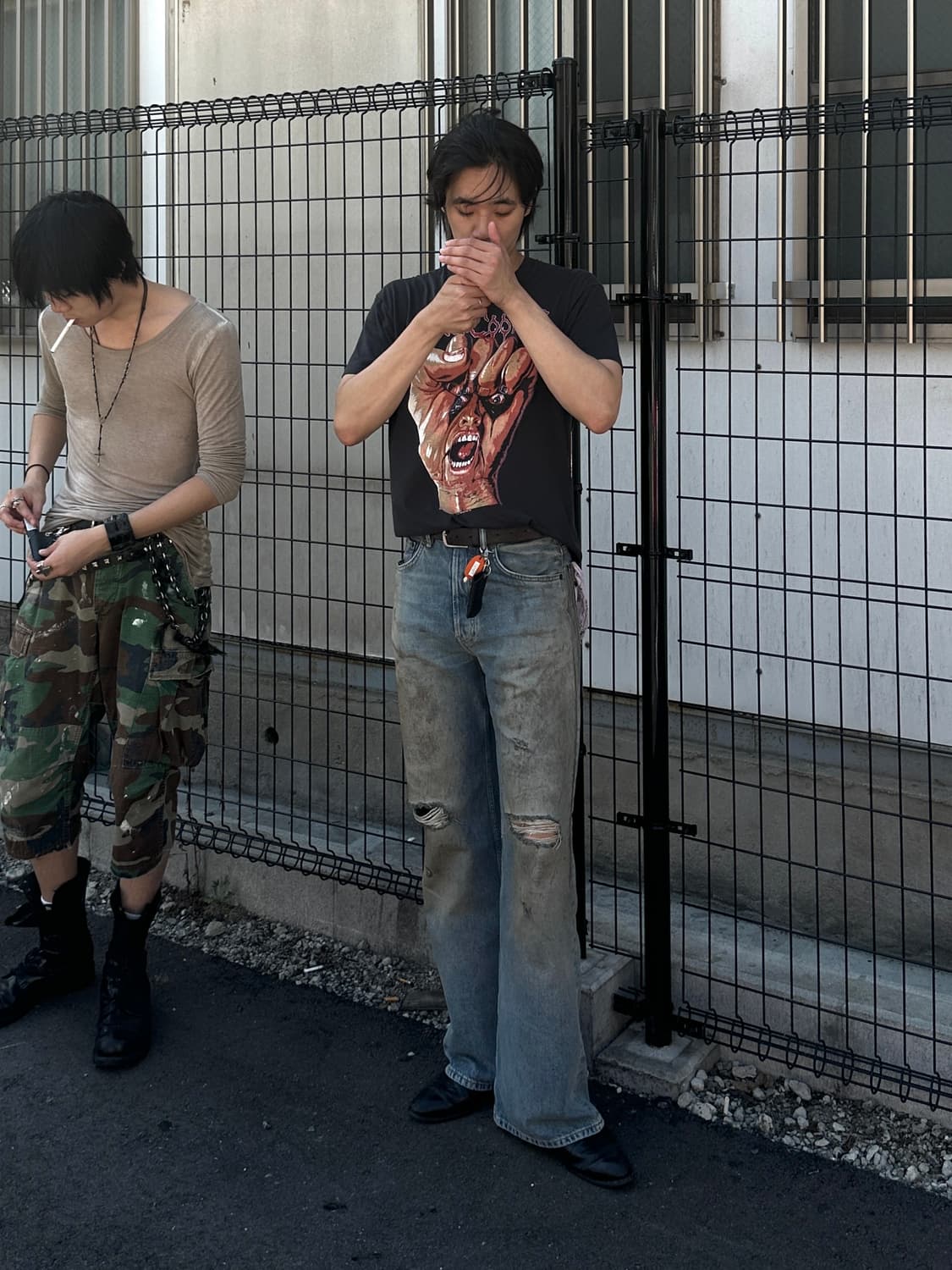 아크네 스튜디오 2021M 페니실린 머드워시 데님 루즈 부츠컷 상품이미지2