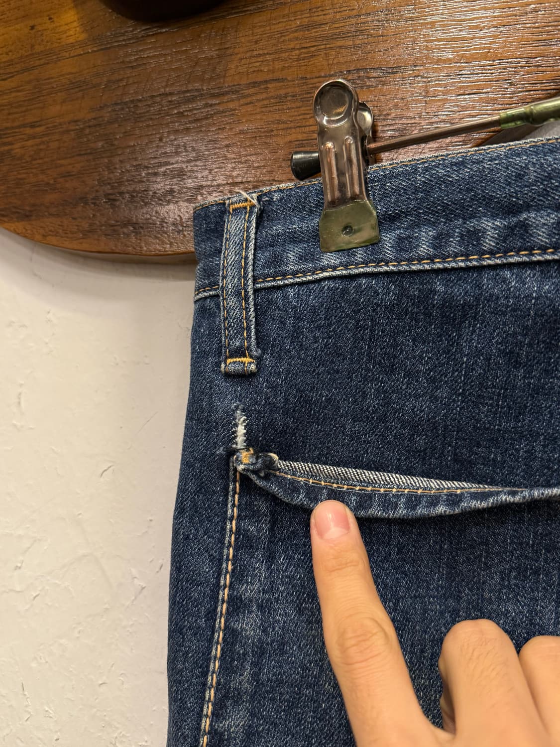 31) Japan Big John Button-Fly Flared Jea 상품이미지9