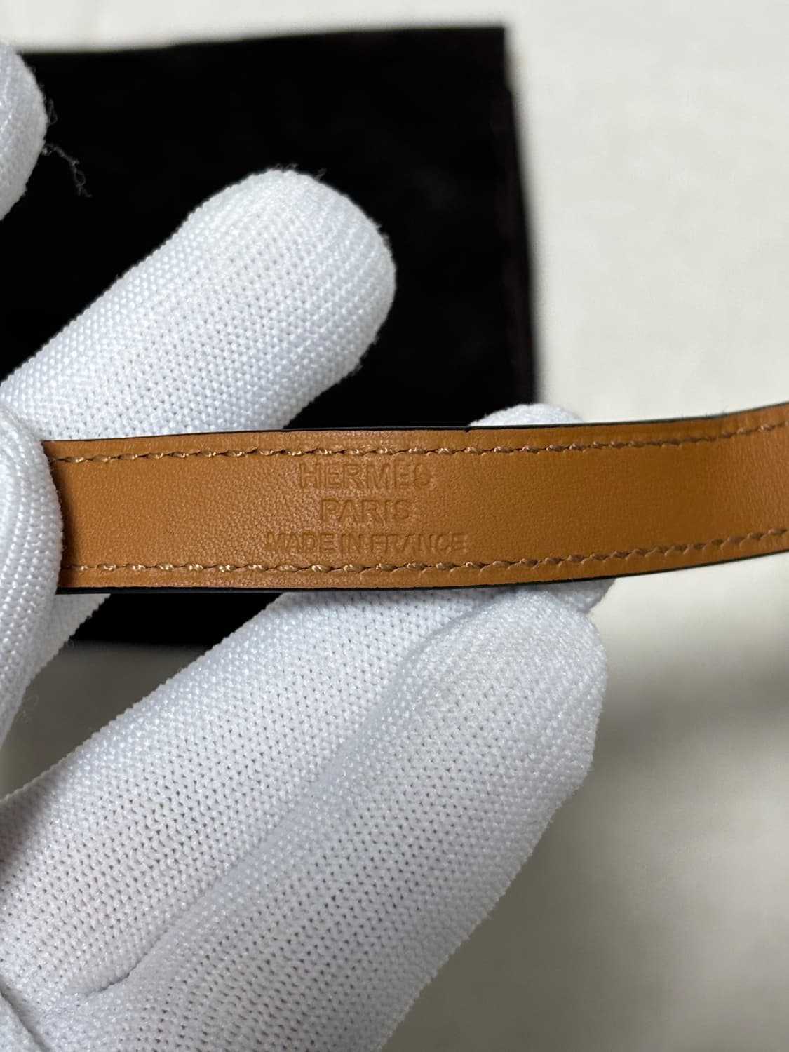 [T3] 에르메스 켈리 더블투어 금장 팔찌  상품이미지6