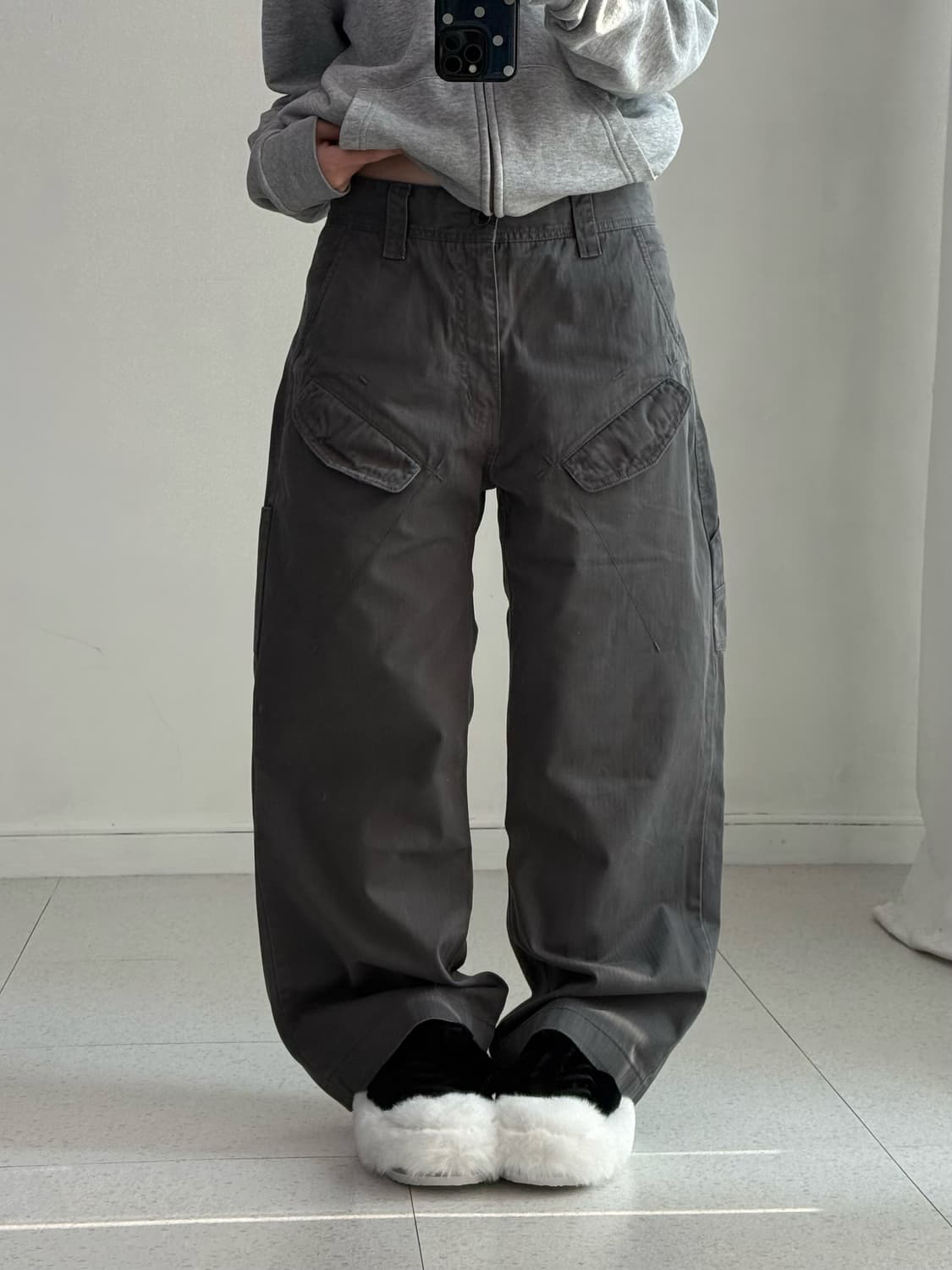 리바이스 차콜 프론트 카고팬츠 상품이미지1