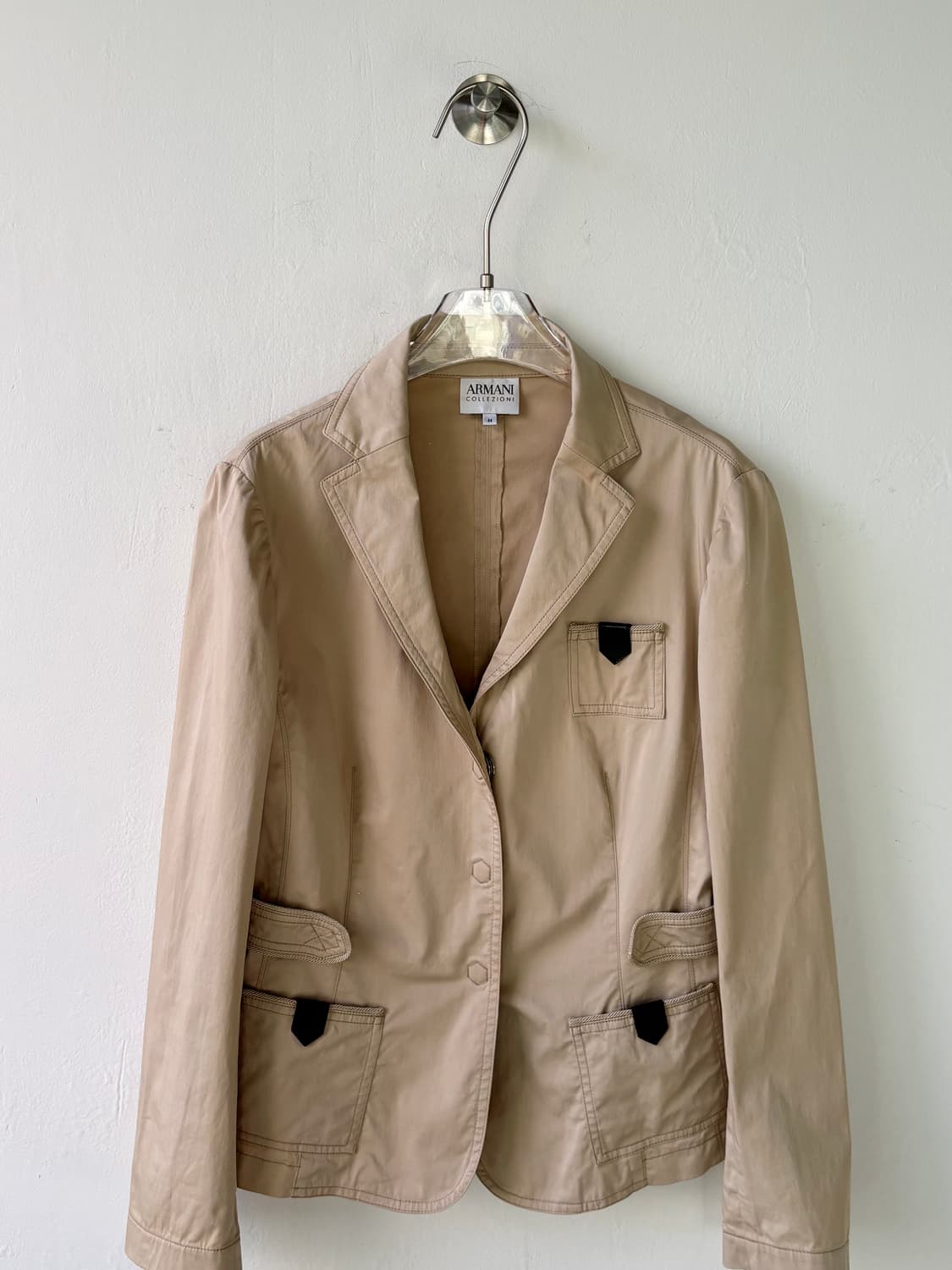 아르마니 꼴레지오니 코튼 블레이저 상품이미지2