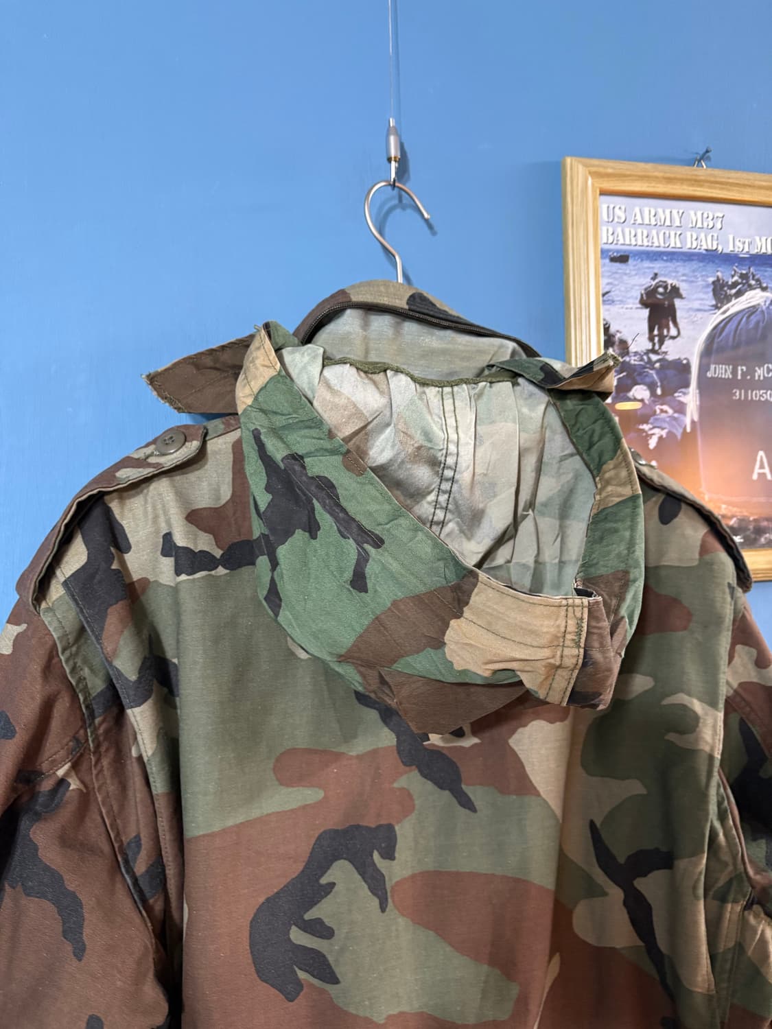 80‘s U.S Army Woodland Camo M-65 Field   상품이미지7